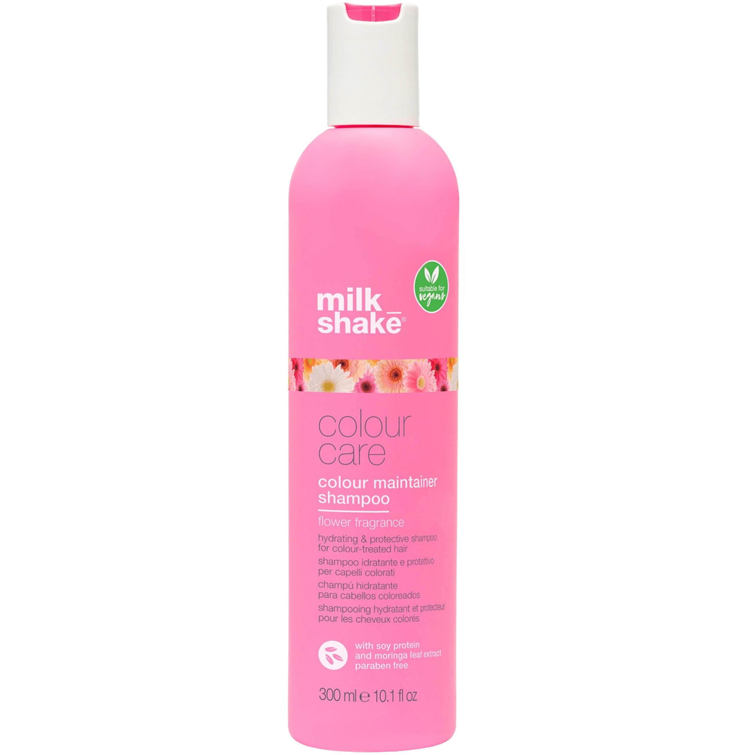 Image of Milk Shake Colour Care - kwiatowy szampon do włosów farbowanych, 300ml