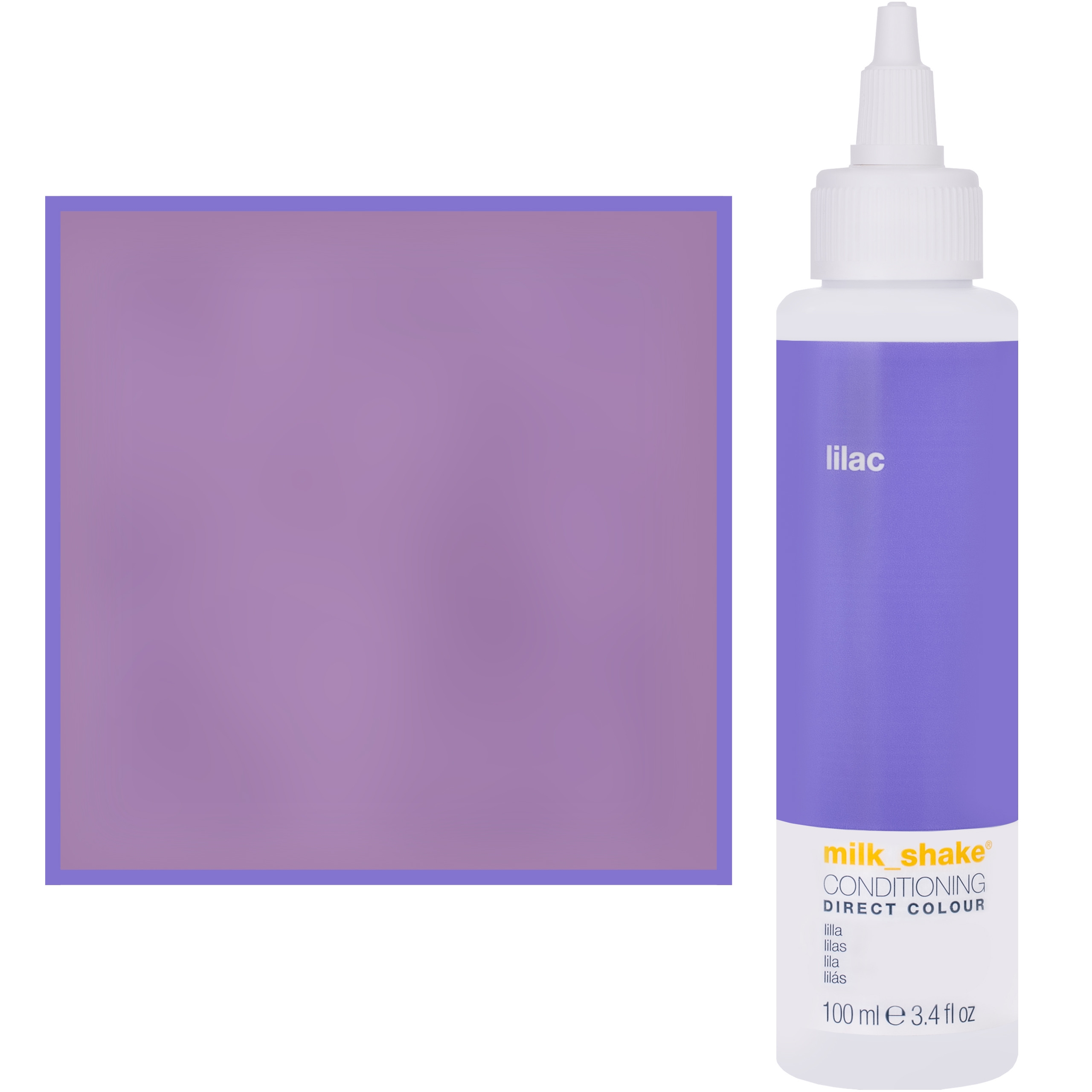 Image of Milk Shake Direct Colour Toner do koloryzacji włosów 100ml, pełna paleta kolorów LILAC || Liliowy