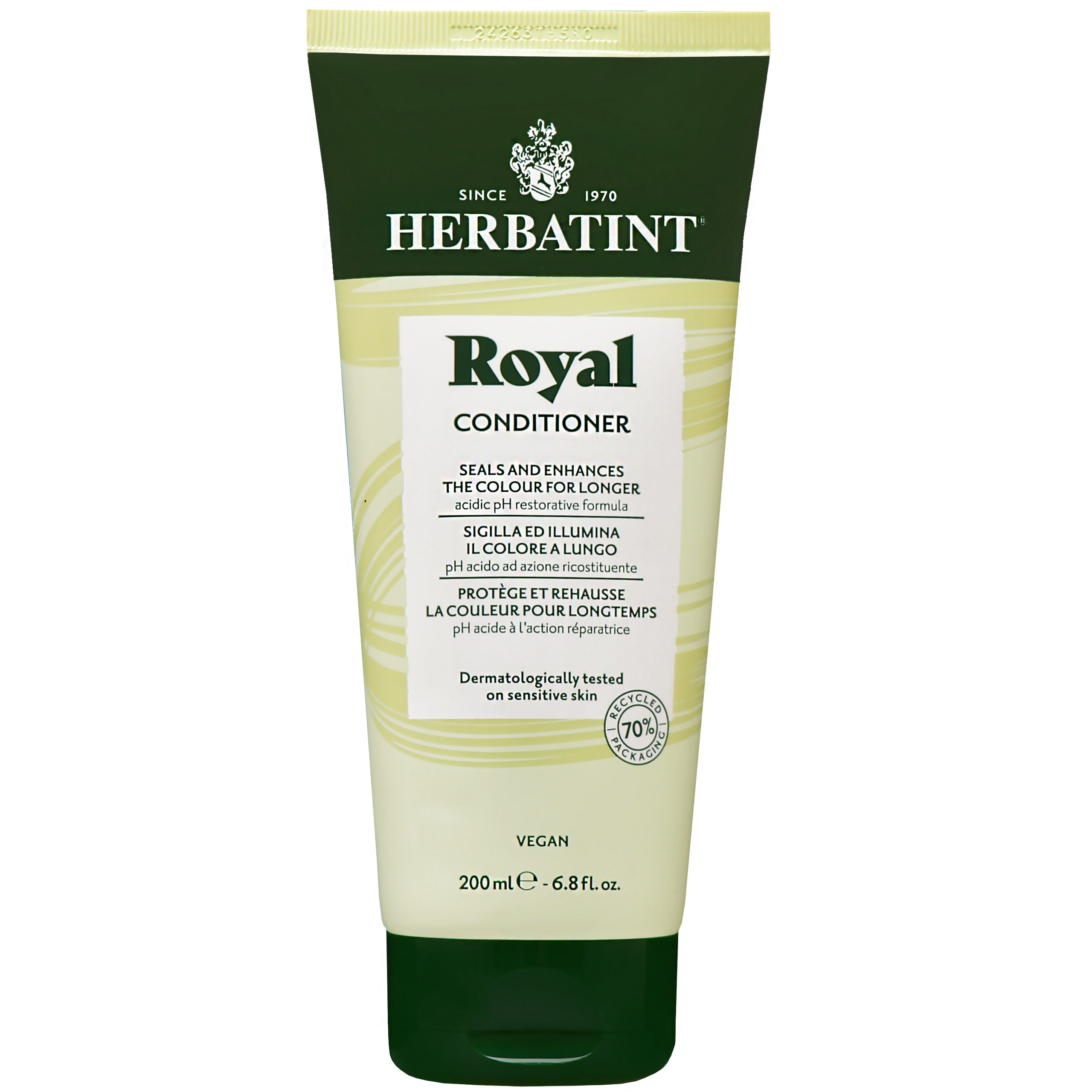 Фото - Шампунь Herbatint Royal Cream Conditioner - królewska odżywka do włosów w kremie, 200ml 