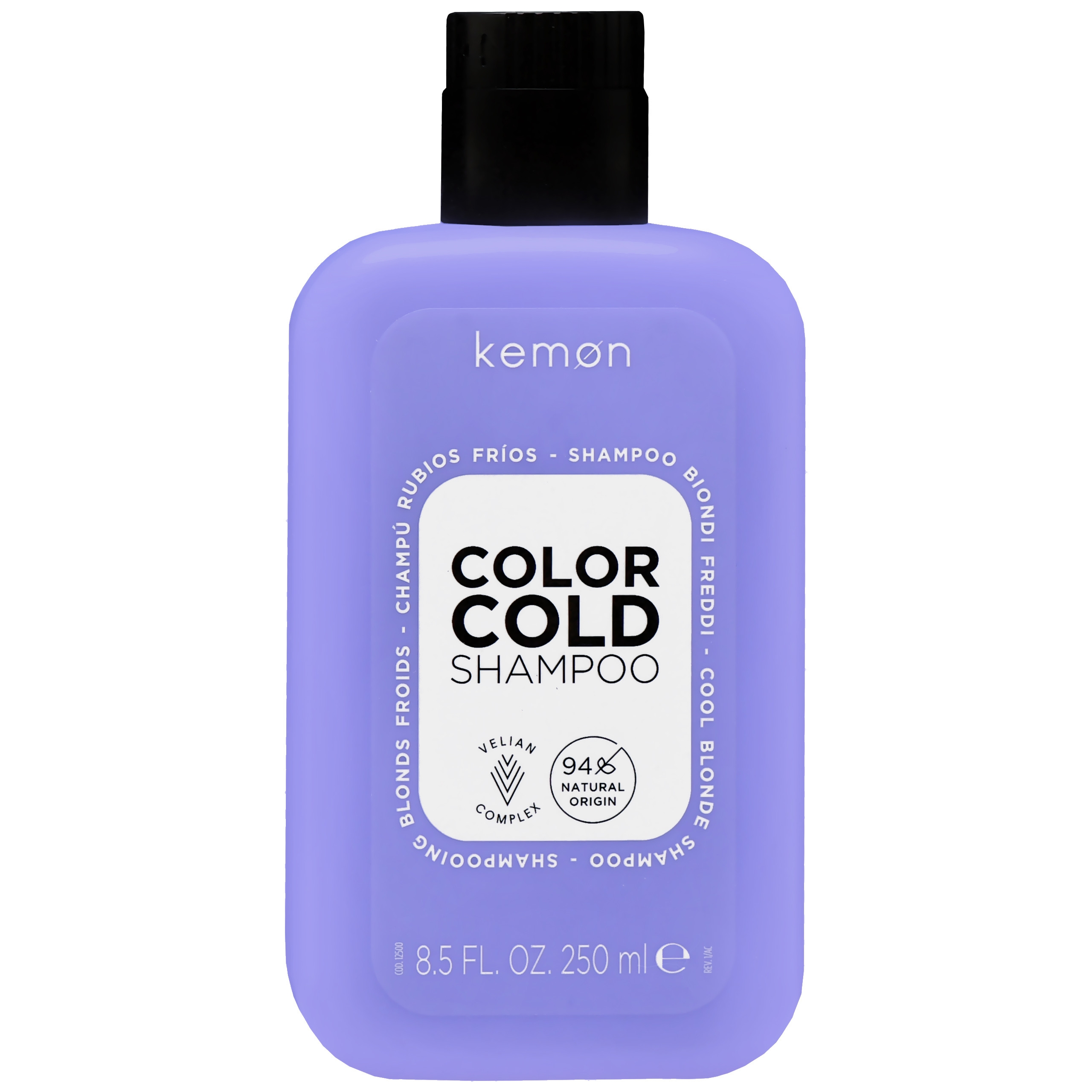 Image of Kemon Color Cold Cool Blonde Shampoo - szampon rozświetlający do włosów blond, 250ml