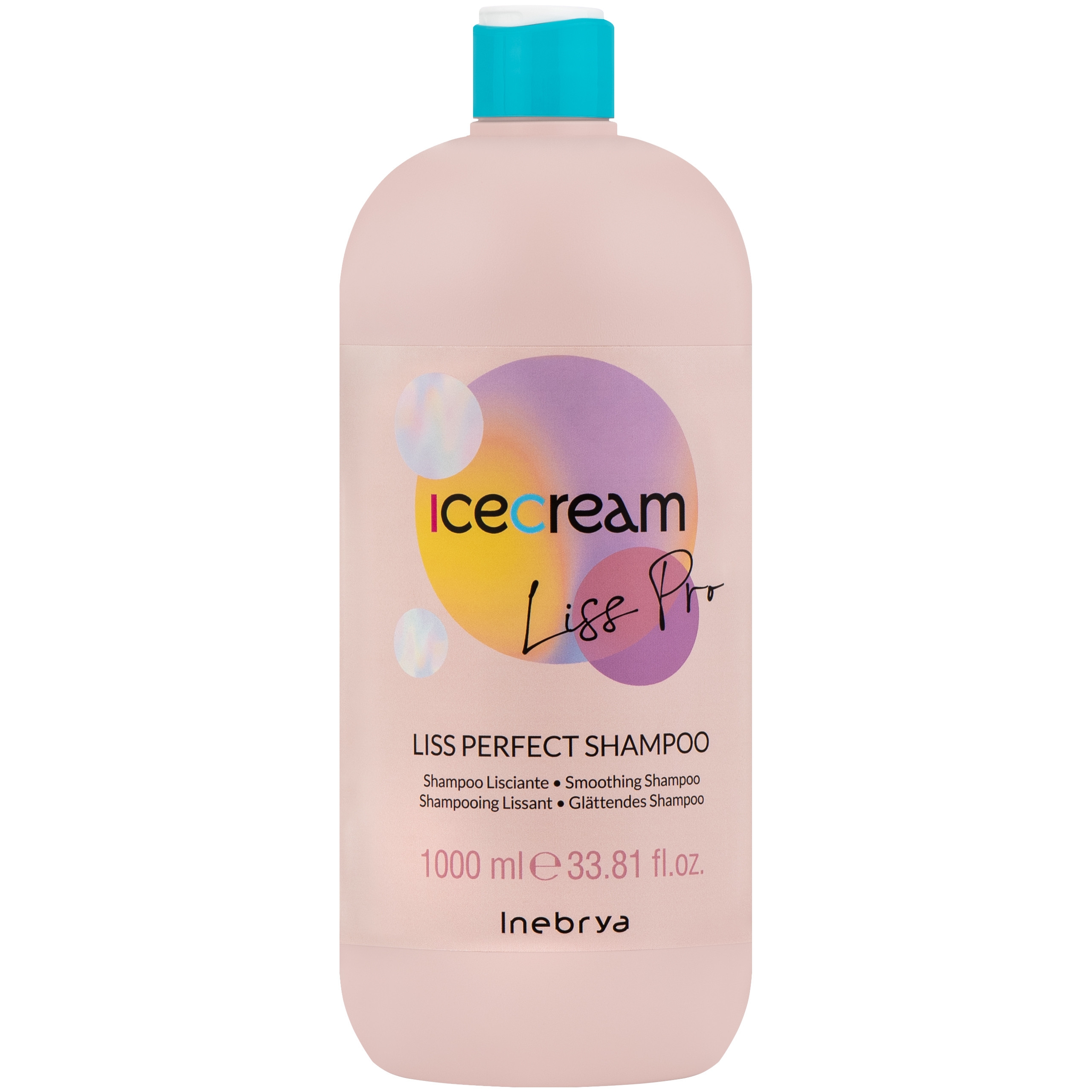 Image of Inebrya Ice Cream Liss Perfect Pro - szampon wygładzający, 1000ml