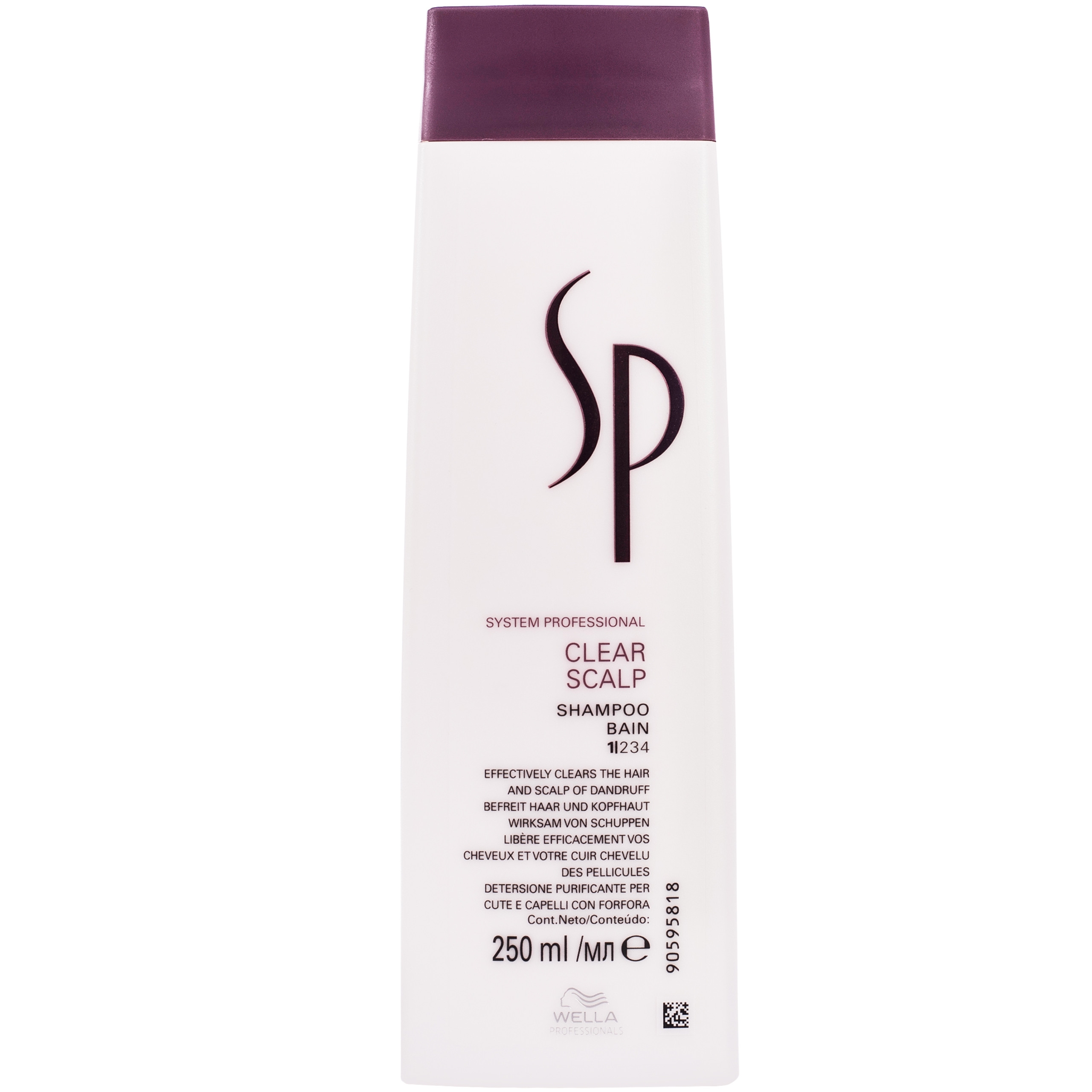 Image of Wella SP Clear Scalp Shampoo - szampon przeciwłupieżowy do włosów, 250ml