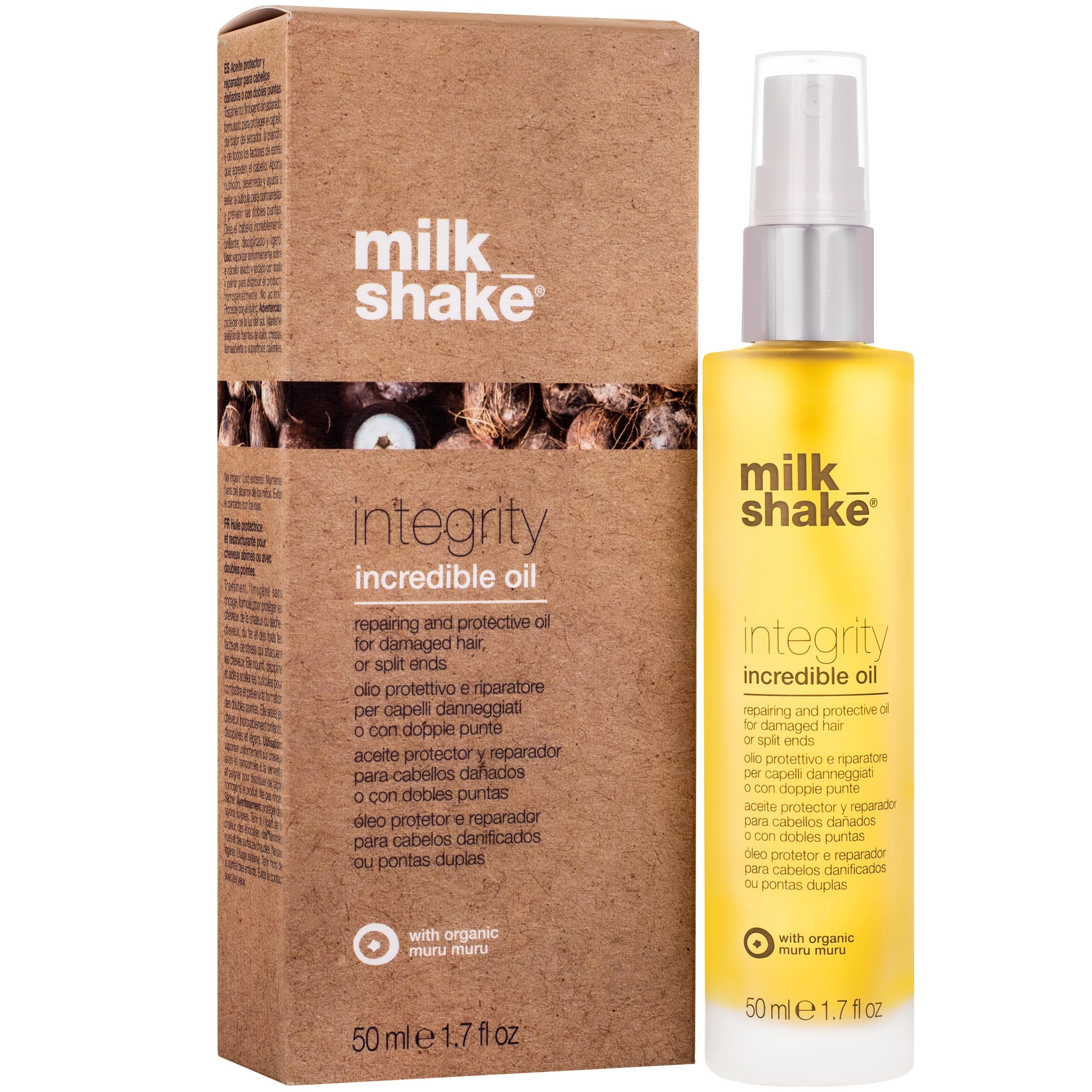 Image of Milk Shake Integrity Incredible Oil – odbudowujący, ochronny olejek do włosów, 50ml