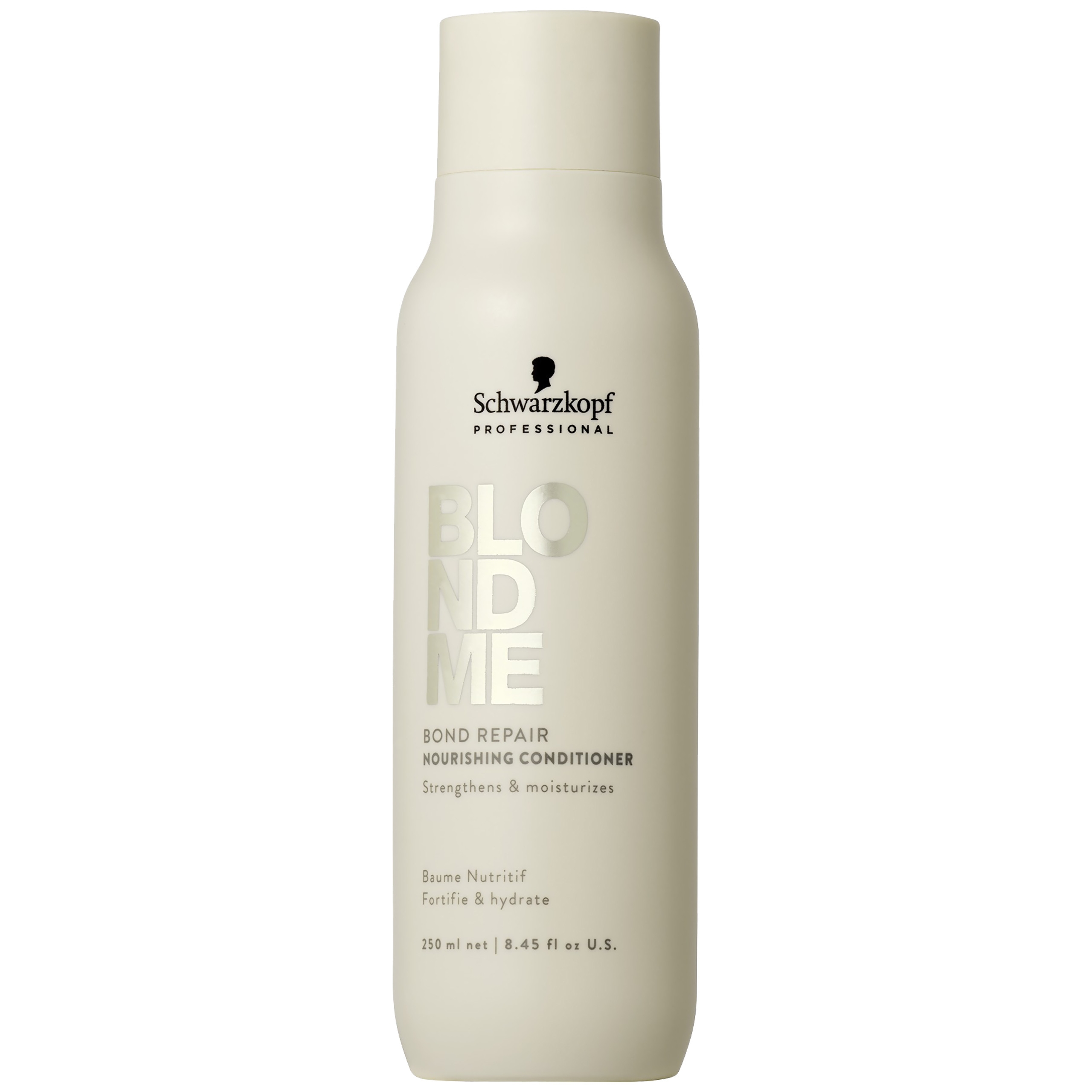 Image of Schwarzkopf BlondMe Bond Repair Nourish - wzmacniająca odżywka do włosów blond, 250ml
