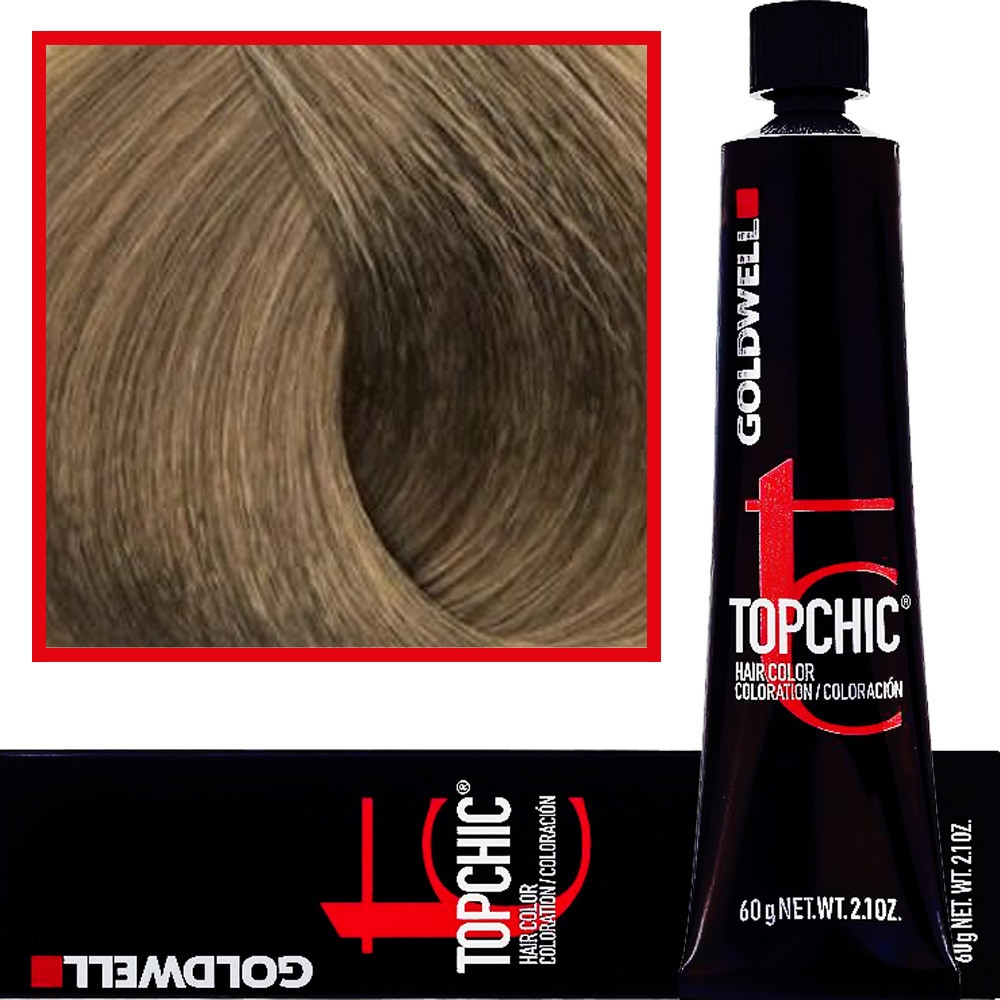 Image of Goldwell Topchic - profesjonalna farba do włosów, 60ml 8-NN Ekstra Mocny Jasny Naturalny Blond