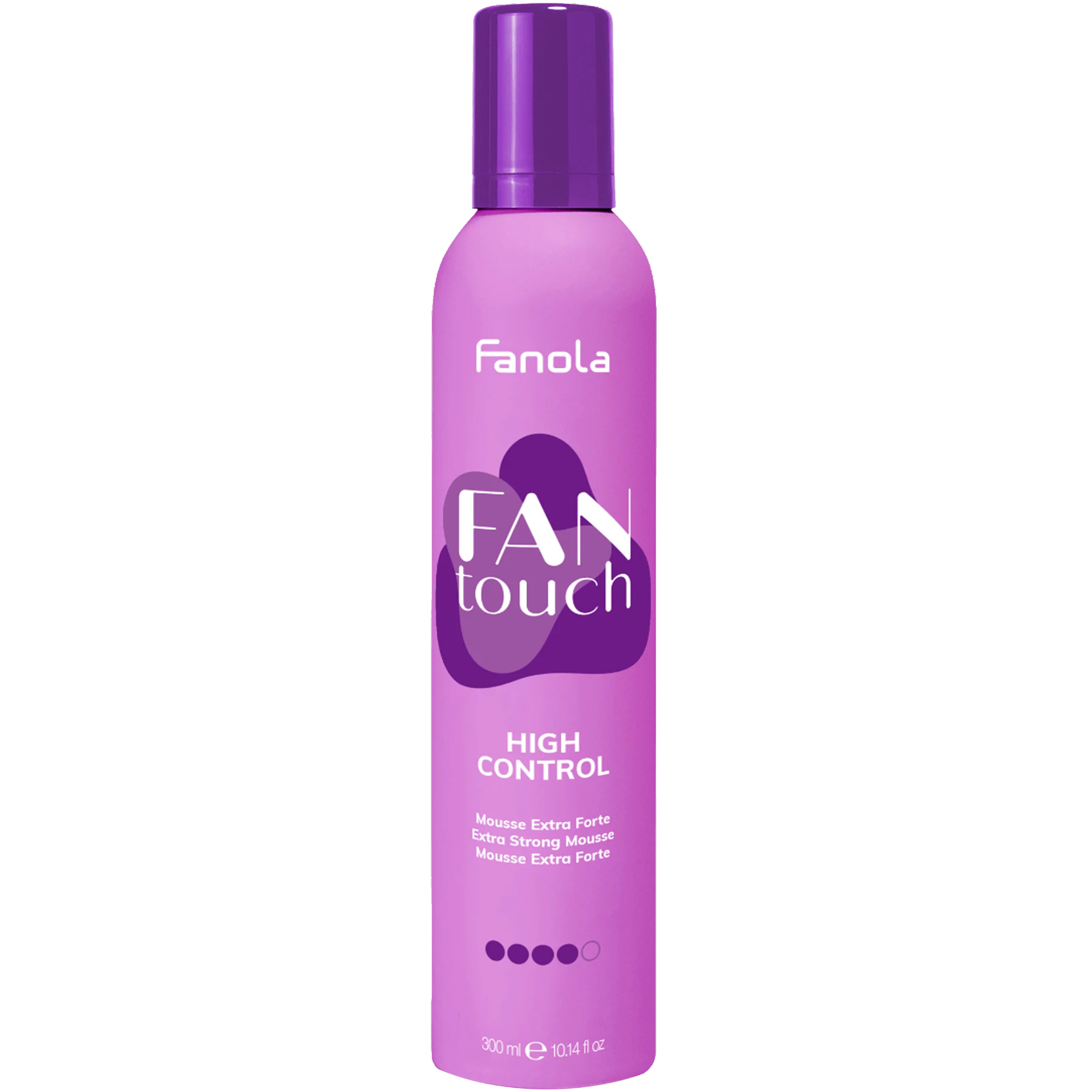 Image of Fanola FanTouch Extra Strong Mousse - bardzo mocna pianka utrwalająca do włosów, 300ml