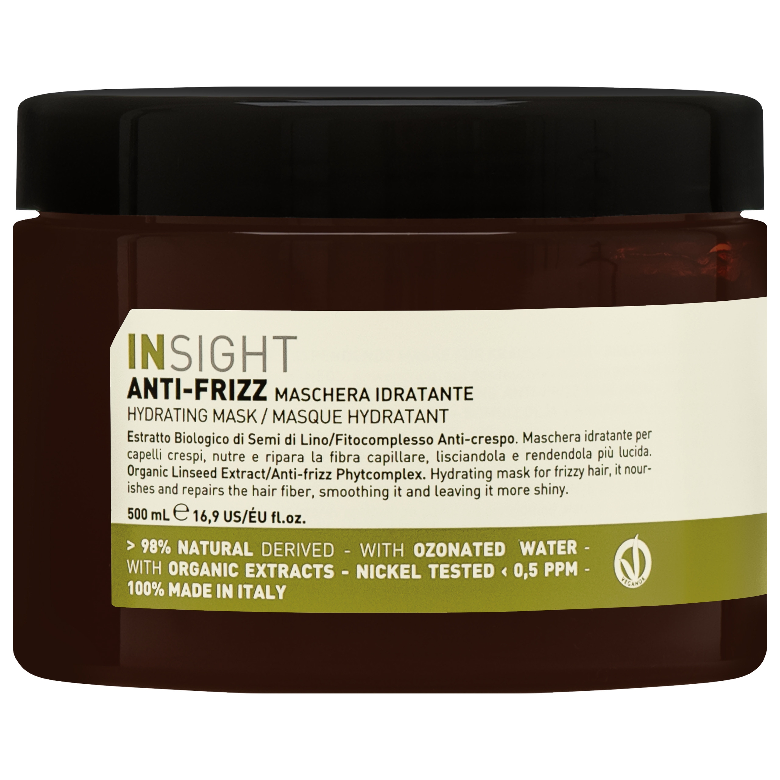 Image of Insight Anti Frizz Mask - maska przeciw puszeniu się włosów, 500ml