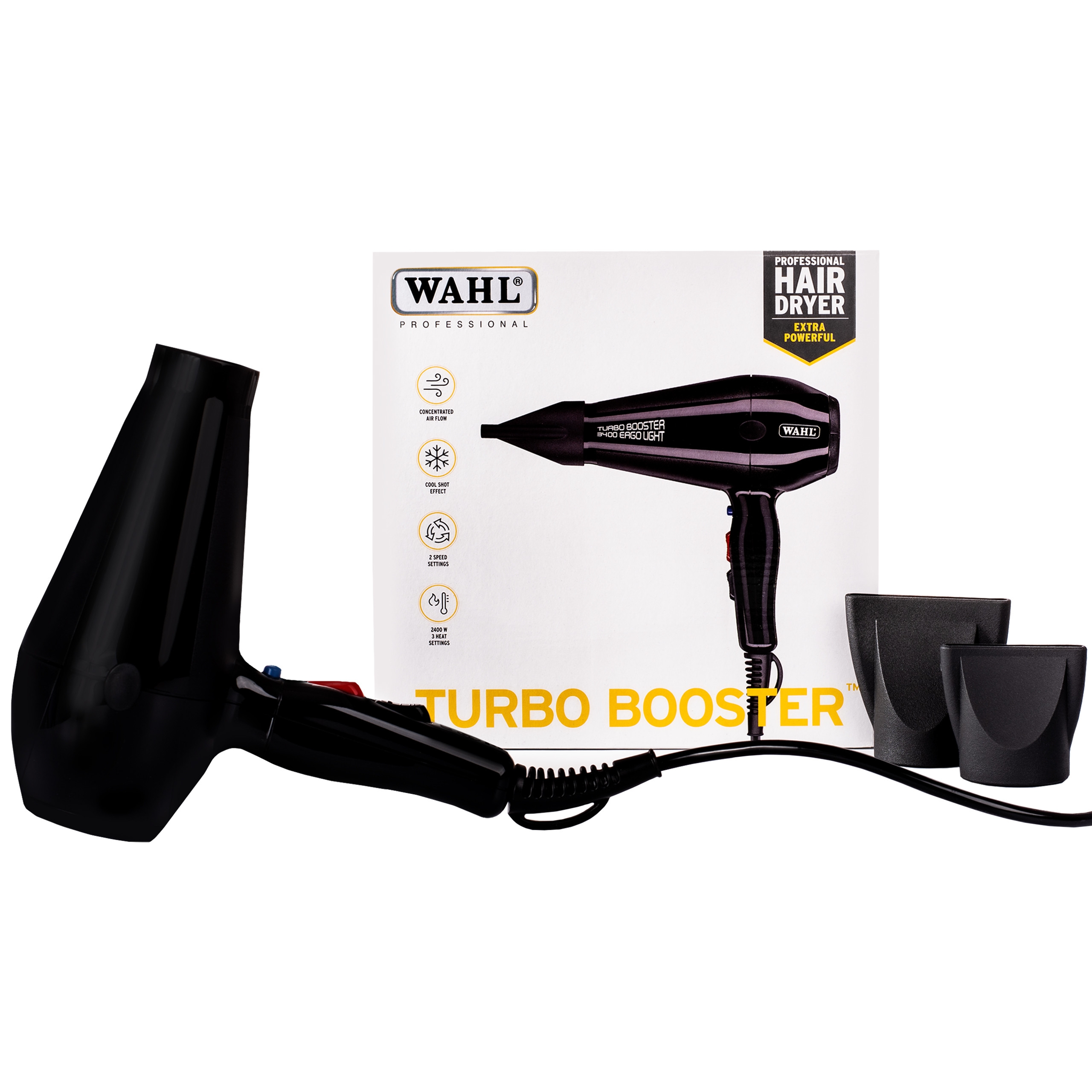 Image of Wahl Turbo Booster 3400 Ergo Light profesjonalna suszarka do włosów