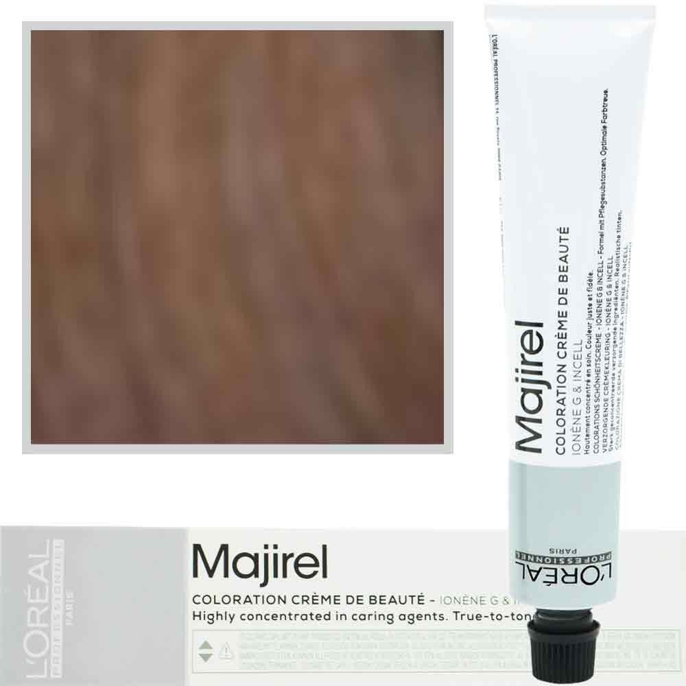 Image of Loreal Majirel - profesjonalna farba do włosów, paleta kolorów, 50ml 6 Ciemny Blond