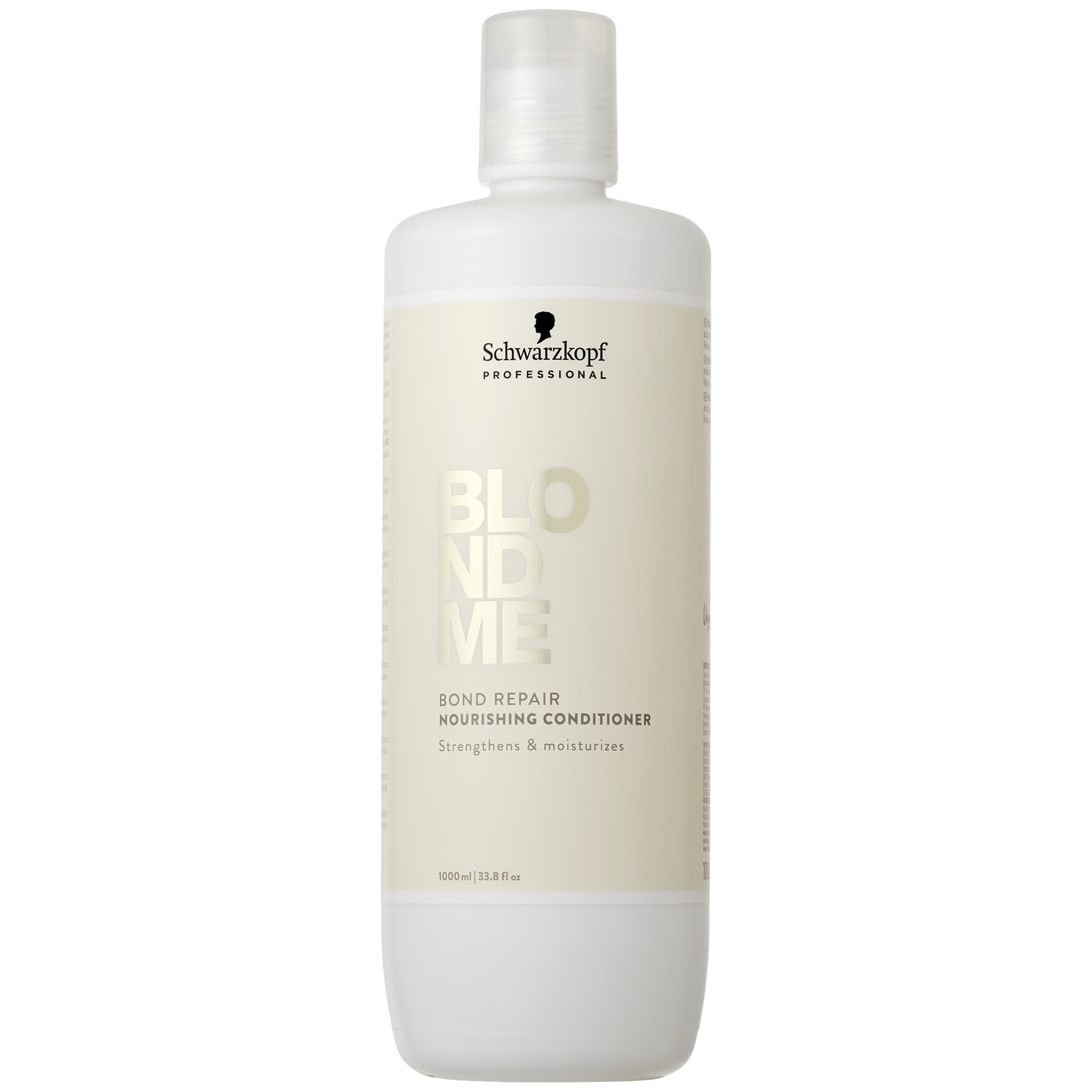 Image of Schwarzkopf BlondMe Bond Repair Nourish - wzmacniająca odżywka do włosów blond, 1000ml