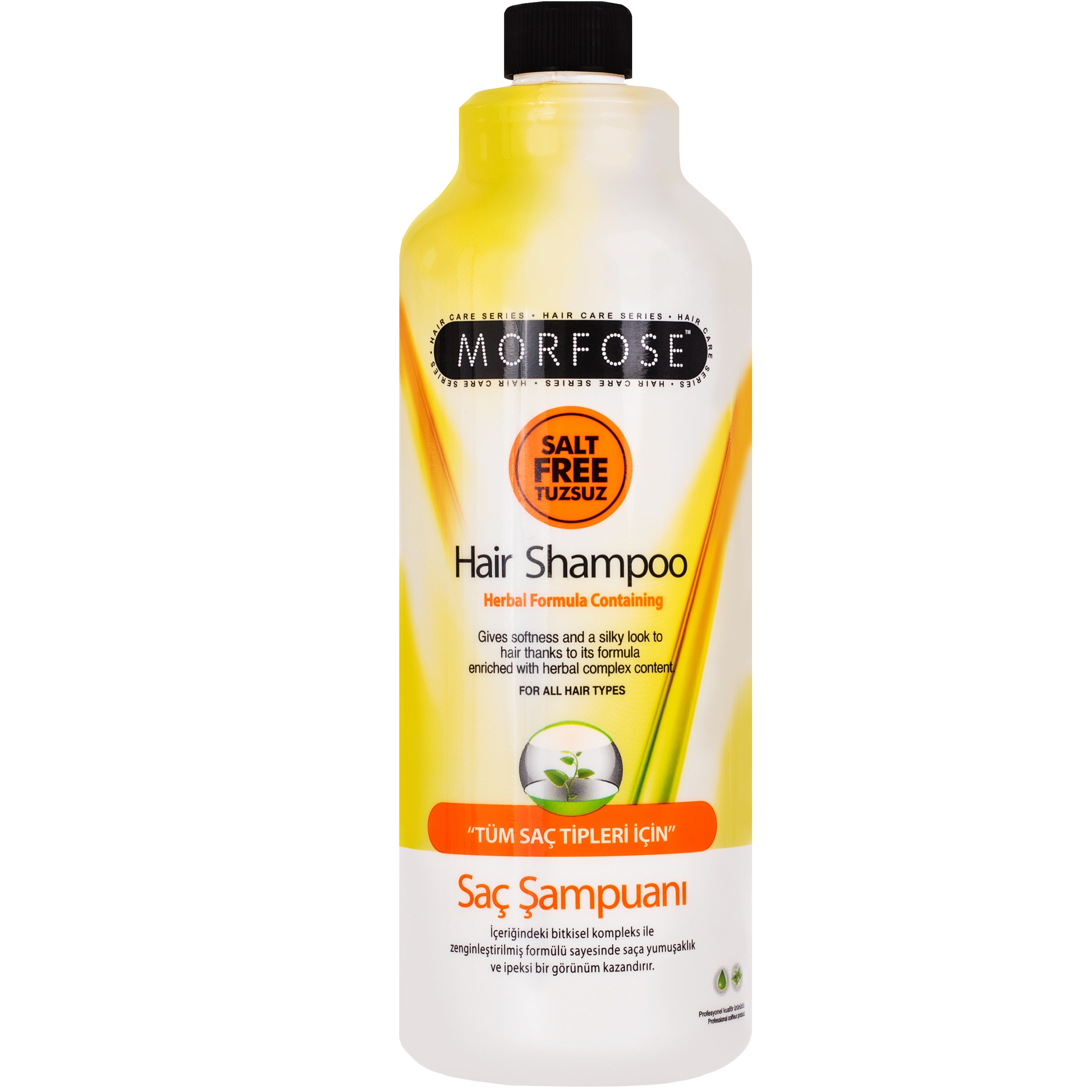 Image of Morfose Hair Shampoo Herbal Formula – ziołowy szampon bez soli do każdego typu włosów, 1000ml