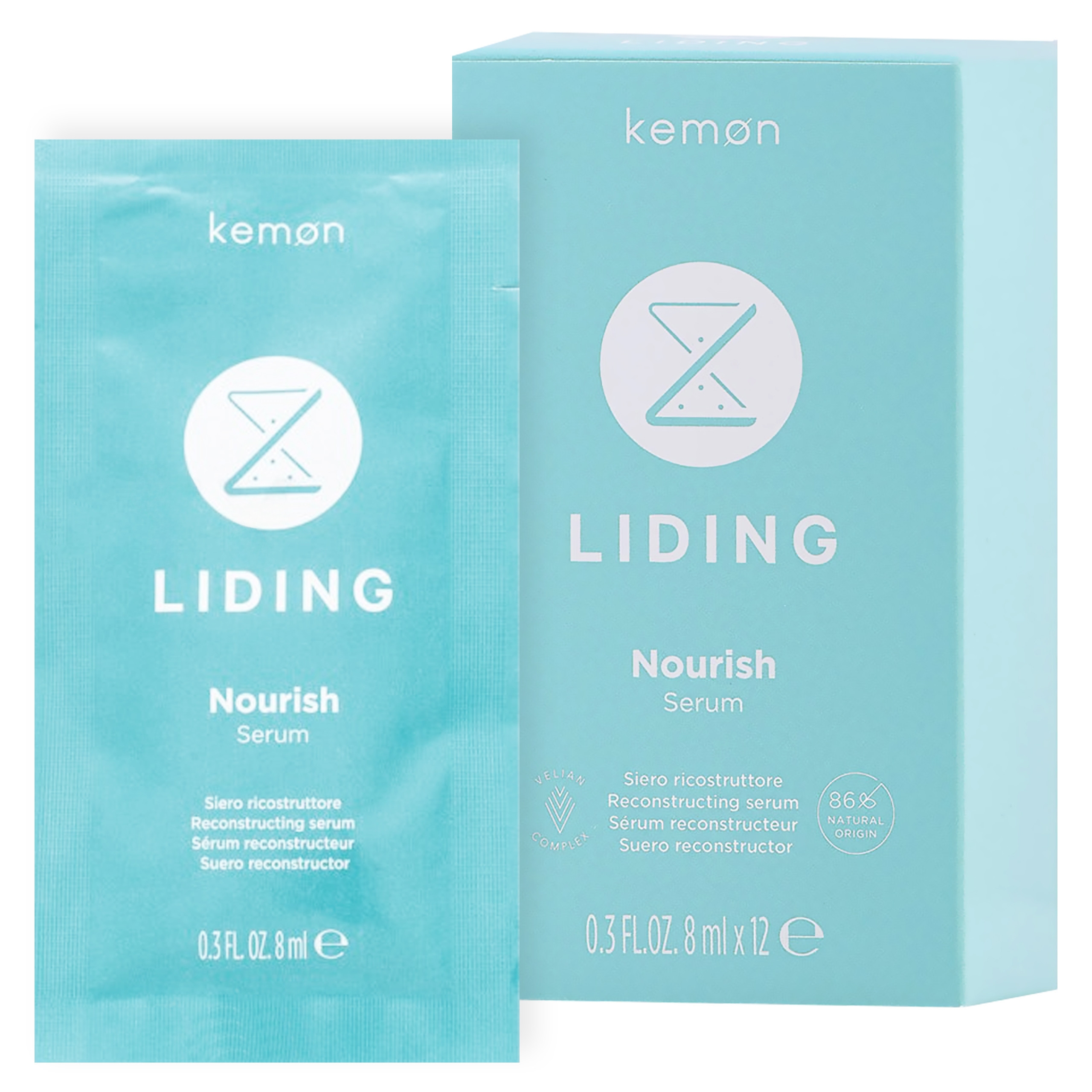 Фото - Шампунь Kemon Liding Nourish - serum odbudowujące do włosów kruchych i znisz 