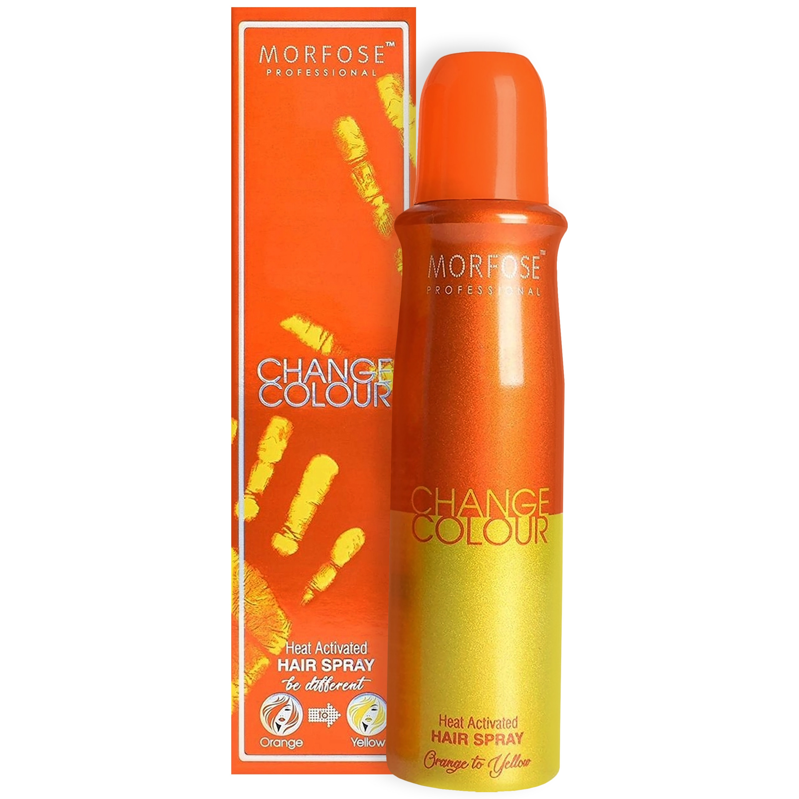 Image of Morfose Colour Spray Orange to Yellow - spray koloryzujący do włosów, 150ml