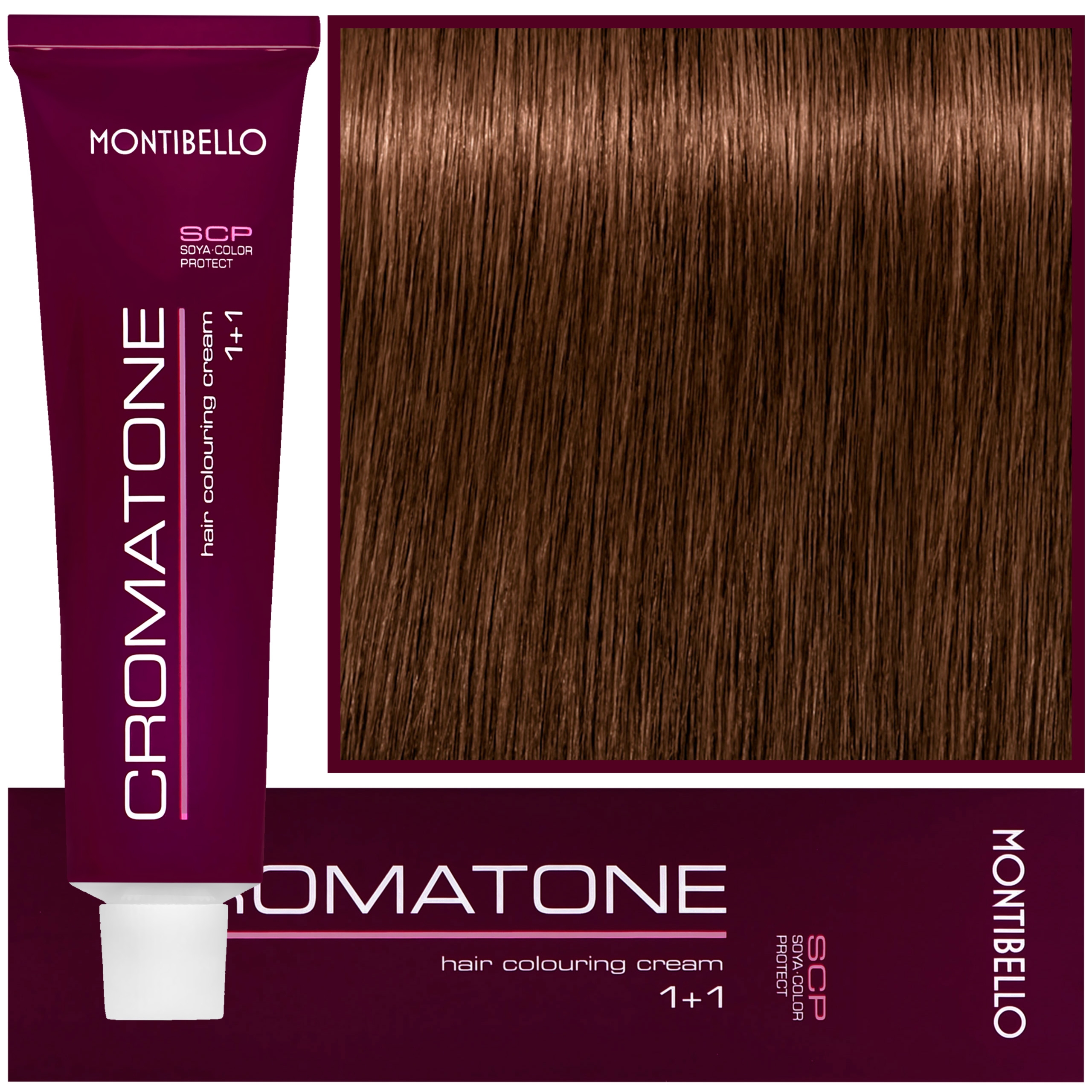 Montibello Cromatone – profesjonalna farba do trwałej koloryzacji, 60ml 7,67 | Średni Brązowy Czerwony Blond