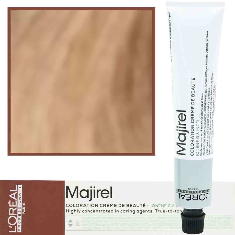 Image of Loreal Majirel - profesjonalna farba do włosów, paleta kolorów, 50ml 9.31 Bardzo Jasny Blond Złocisto-Popielaty