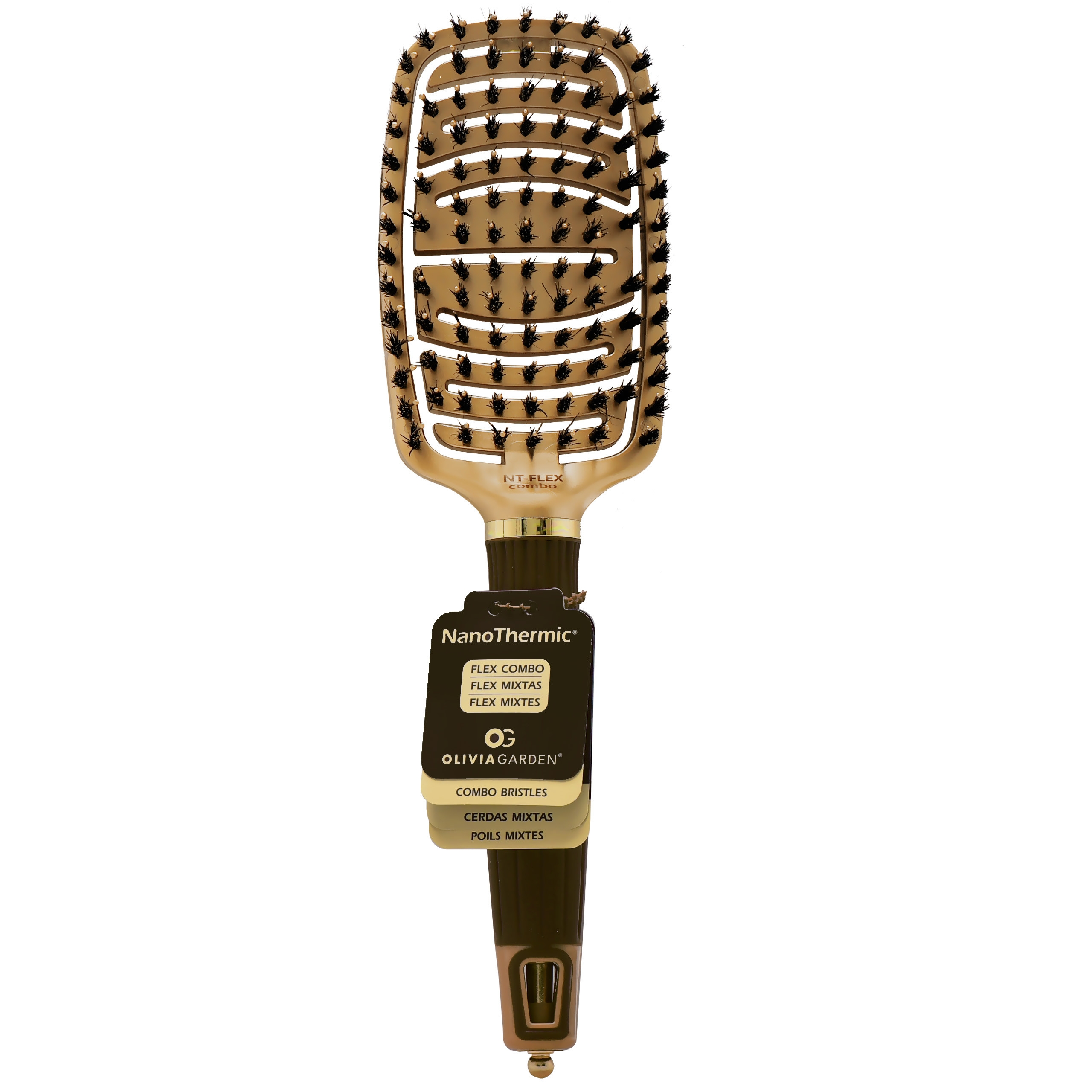 Image of Olivia Garden 92 NanoThermic Flex Combo - szczotka do stylizacji włosów