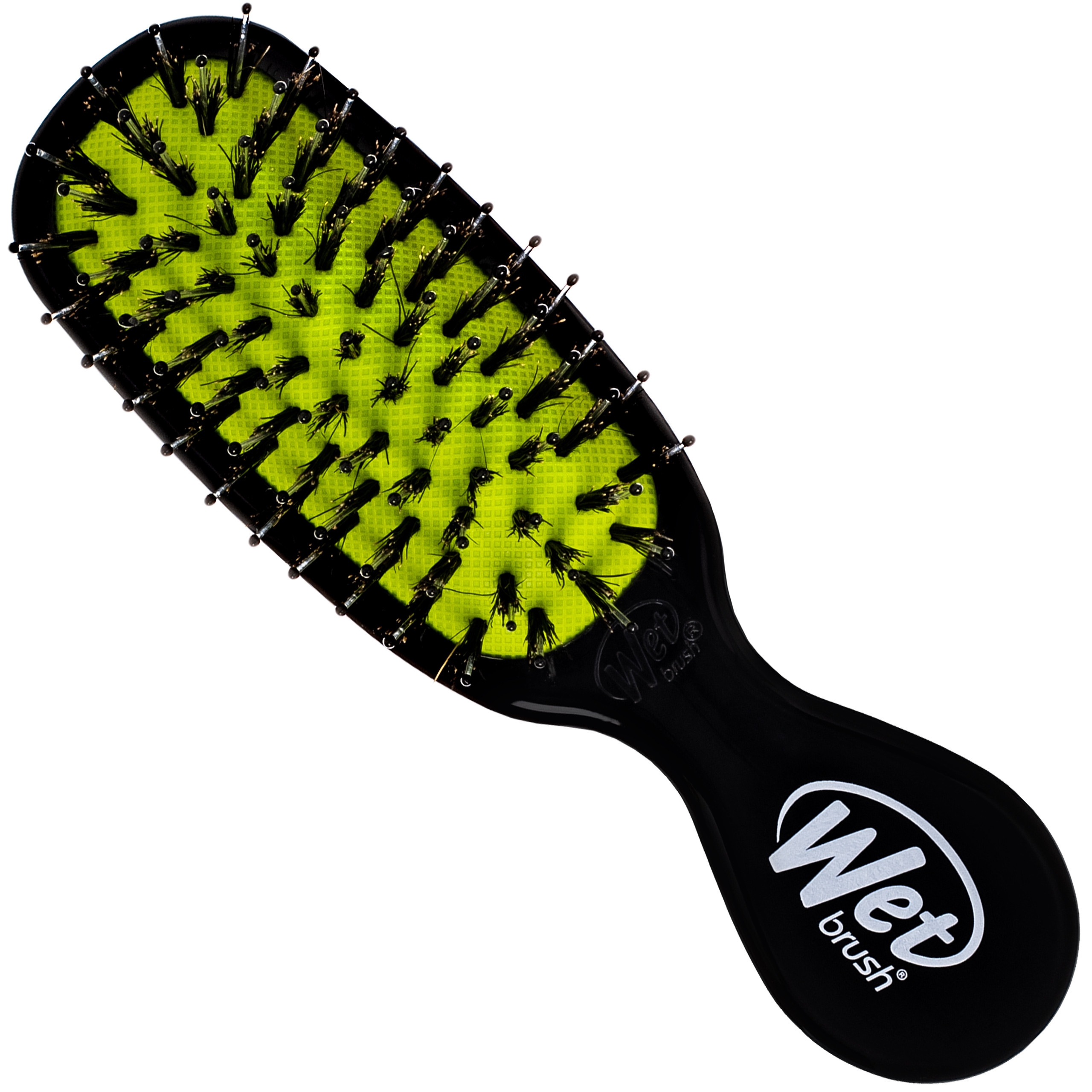 Image of Wet Brush Mini Shine Enhancer - mała szczotka z włosiem dzika Black | Czarny