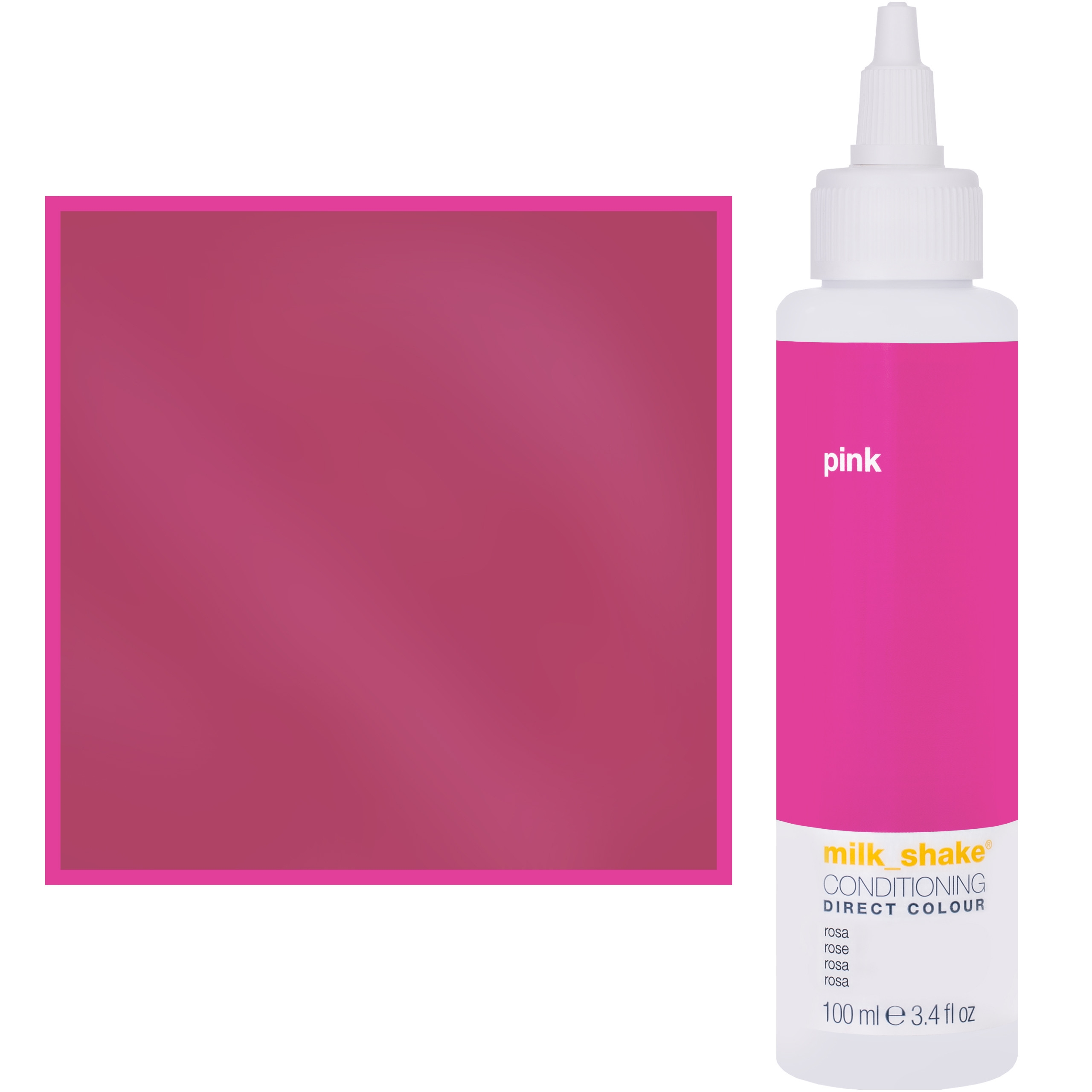 Image of Milk Shake Direct Colour Toner do koloryzacji włosów 100ml, pełna paleta kolorów PINK || Różowy