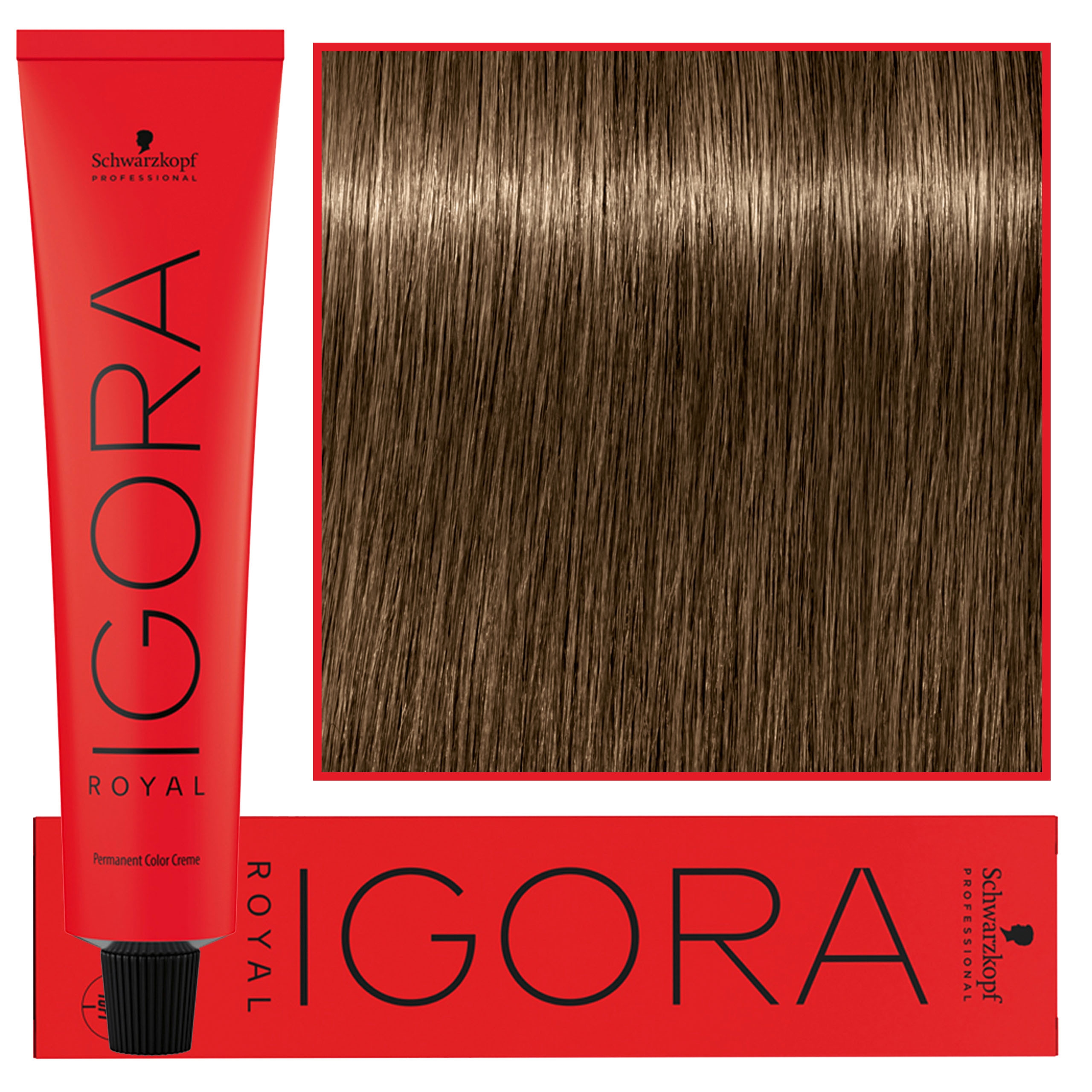 Image of Schwarzkopf Professional Igora Royal - trwała farba do włosów o innowacyjnej formule, 60ml 7-00 | Średni Blond Naturalny Ekstra