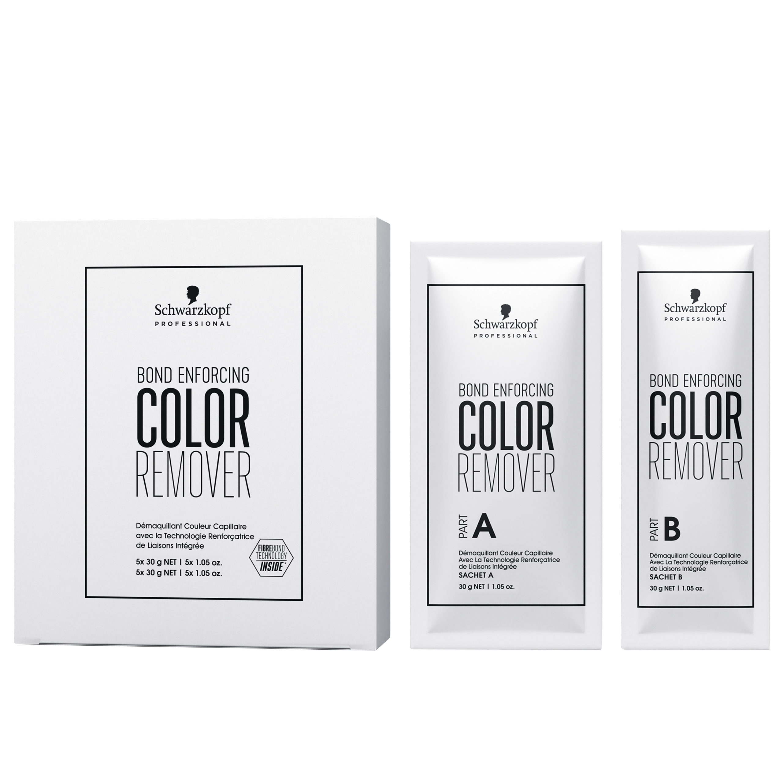 Schwarzkopf Bond Enforcing Color Remover – profesjonalny dekoloryzator do włosów, zestaw 10x30g
