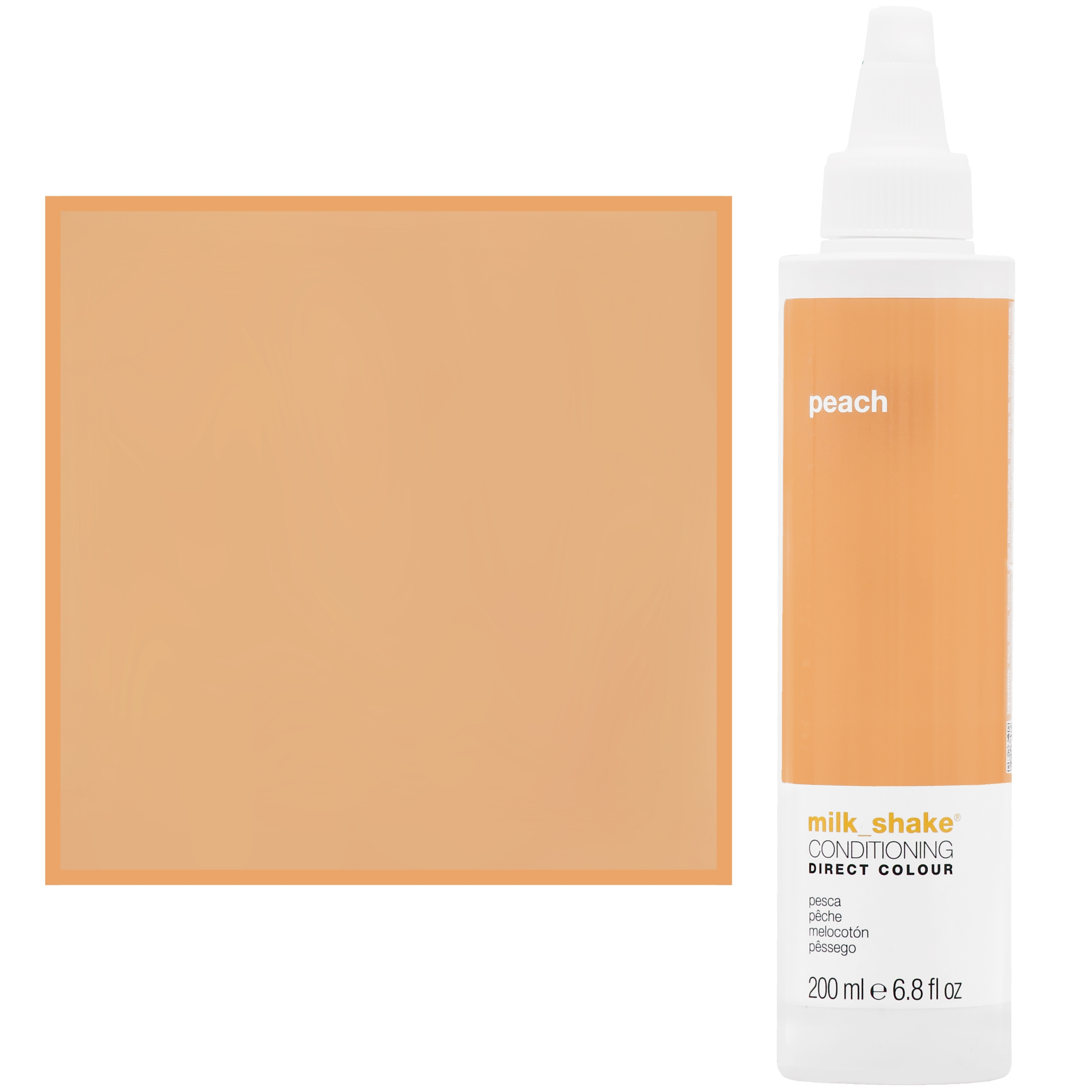Milk Shake Direct Colour – toner do koloryzacji włosów, 200ml Peach | Brzoskwiniowy