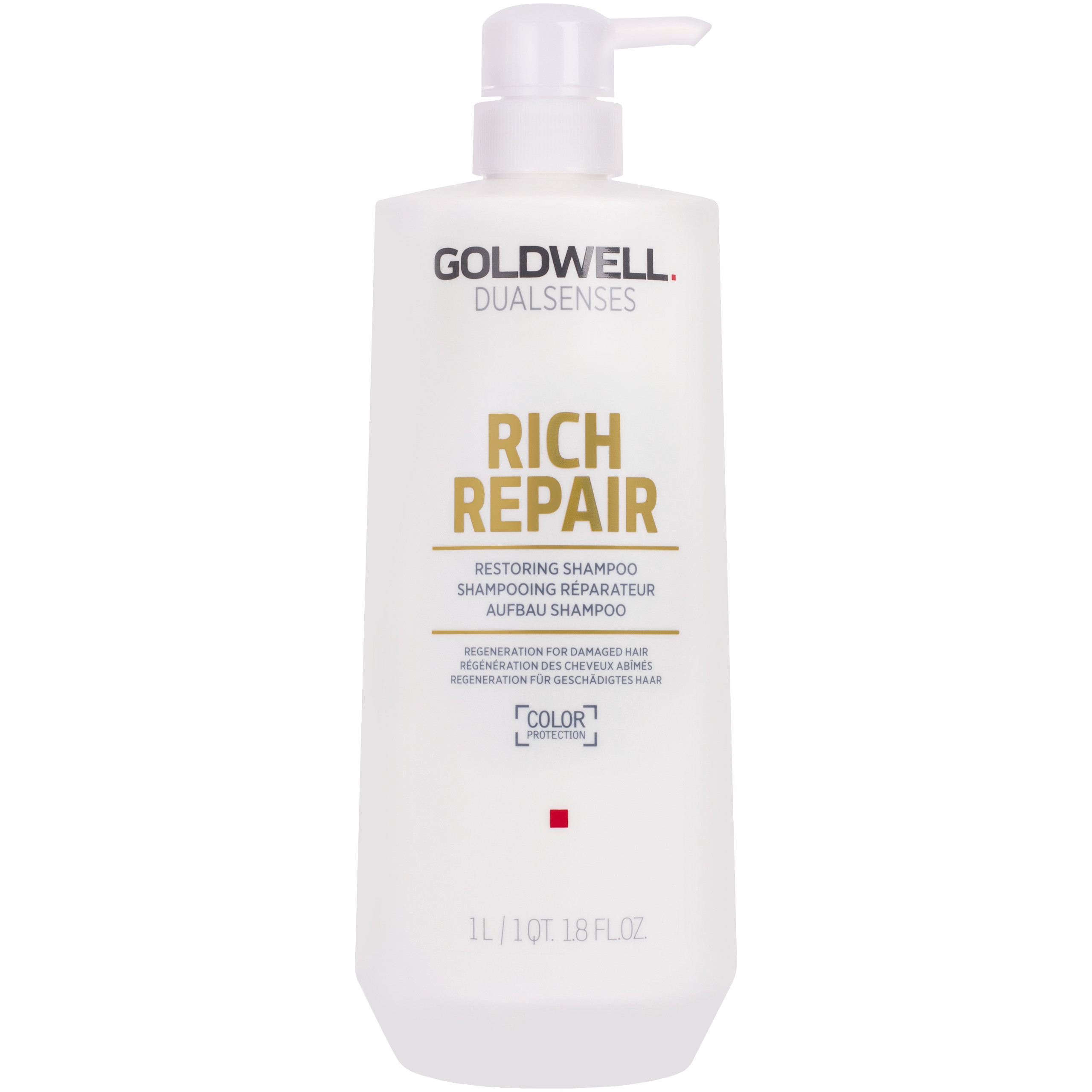 Image of Goldwell Rich Repair - szampon do włosów bardzo zniszczonych, regeneruje i nawilża, 1000ml