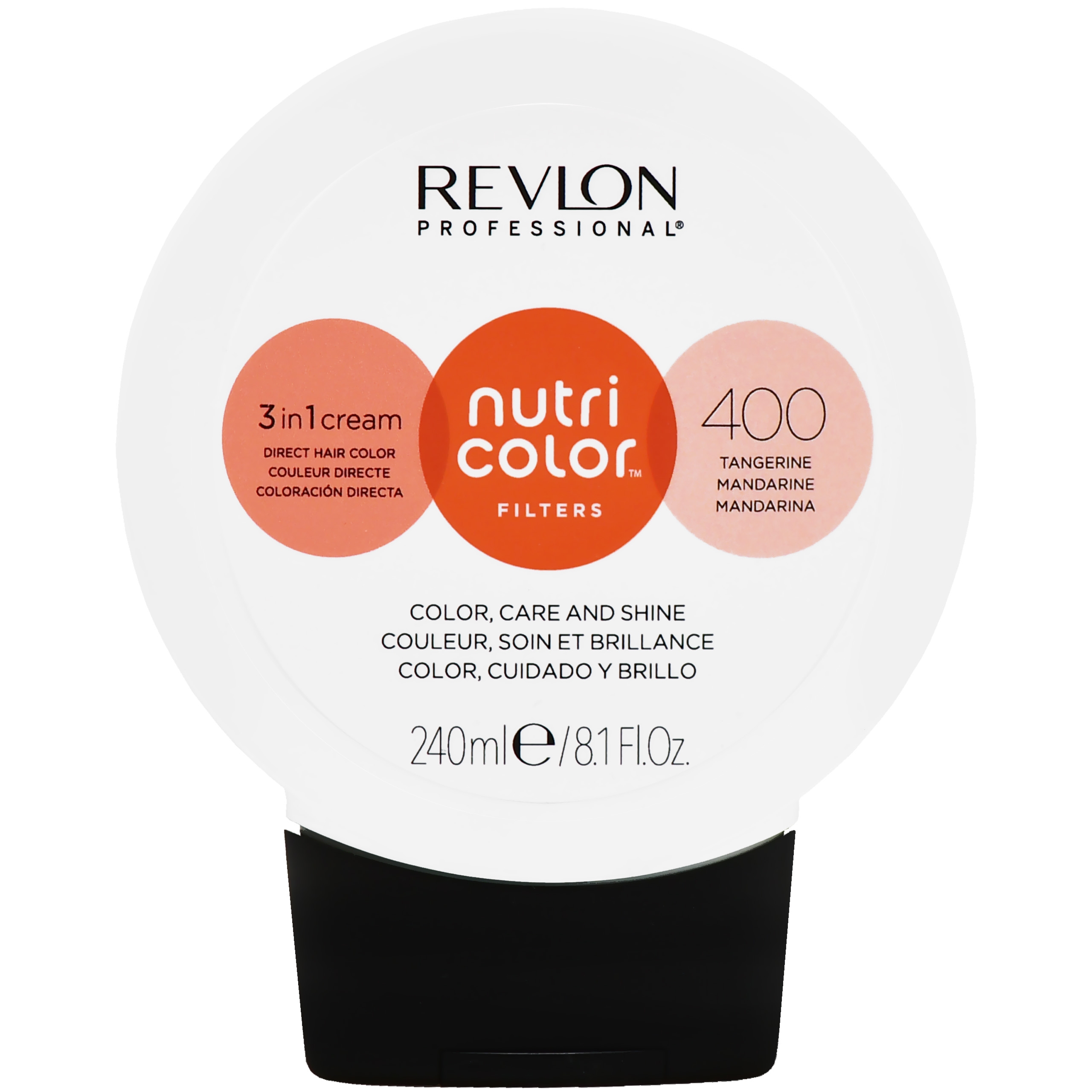 Revlon Nutri Color Mask – Maska koloryzująca do włosów, 240ml 400 Mandarynka