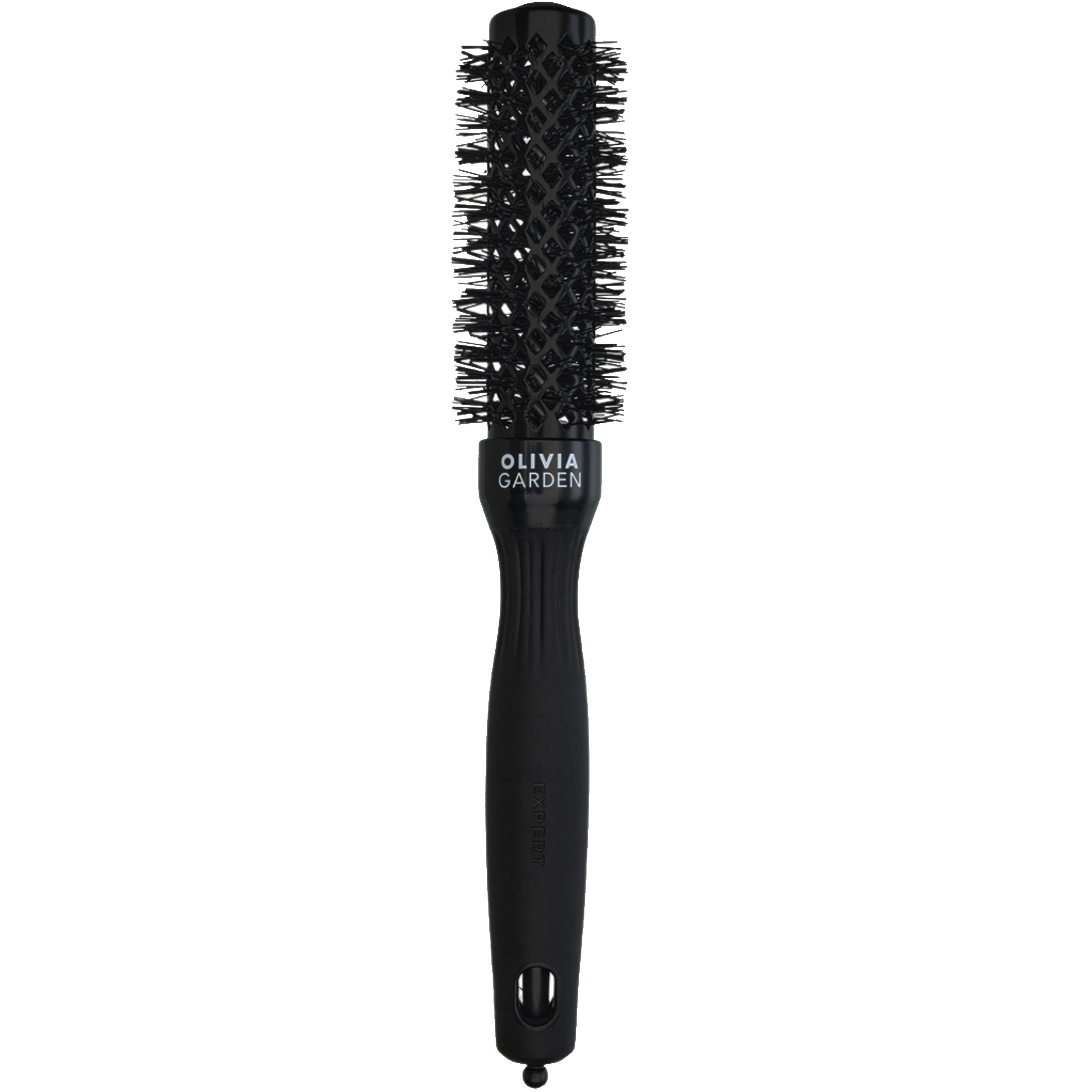 Image of Olivia Garden Expert Blowout Shine Black - szczotka do stylizacji fryzur, 25mm