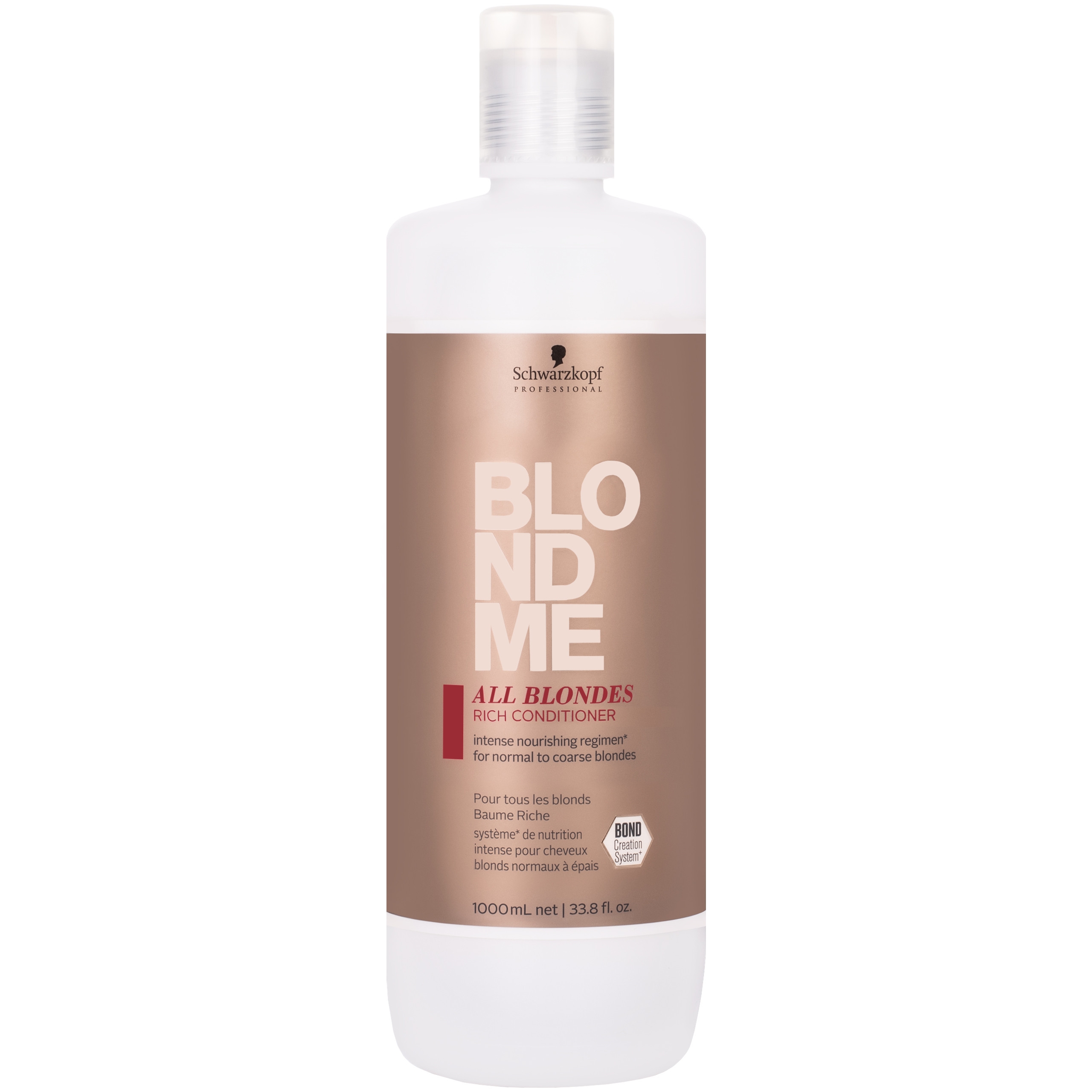 Image of Schwarzkopf BlondMe All Blondes Rich - wzmacniająca odżywka do włosów blond 1000ml