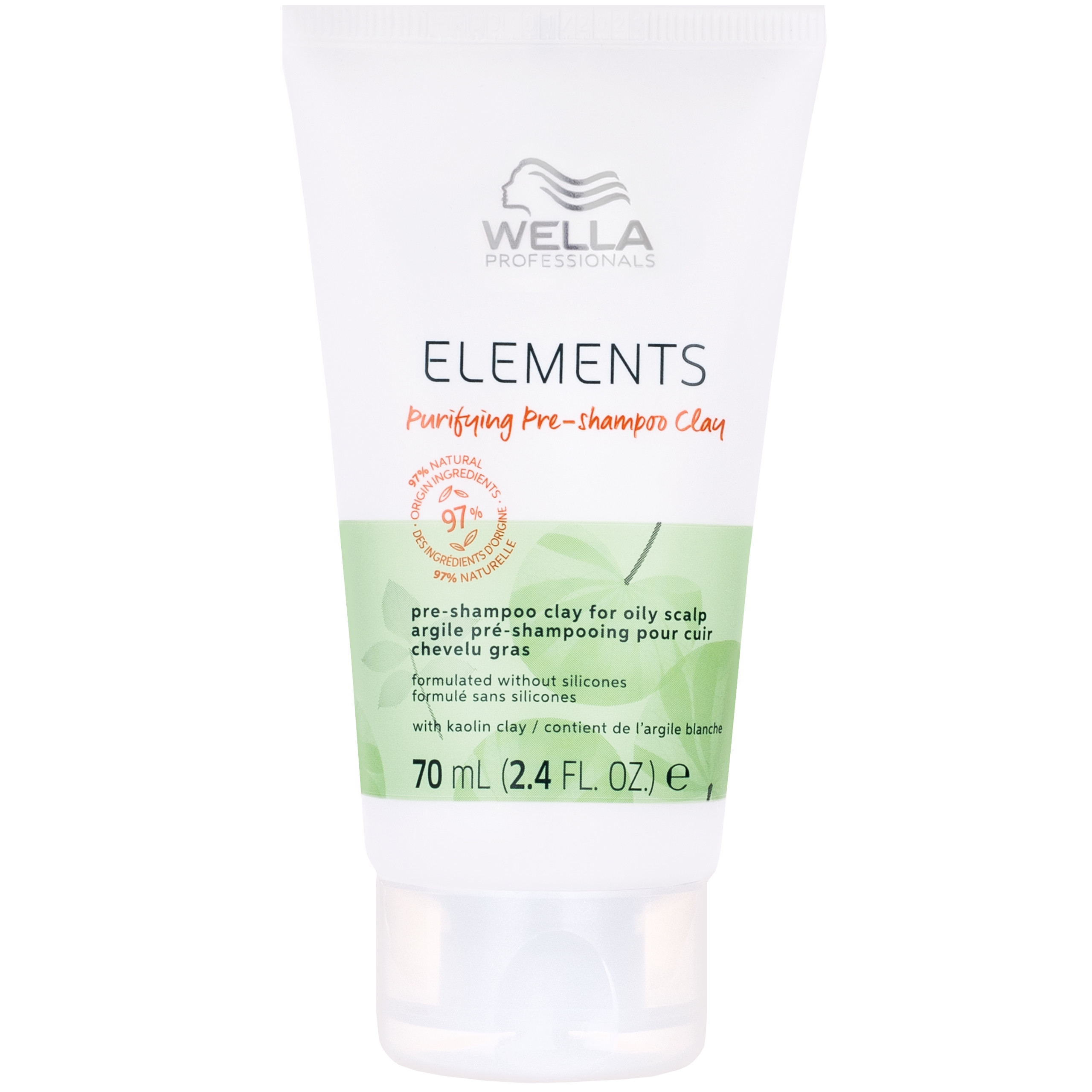 Image of Wella Elements Purifying Pre-shampoo Clay – oczyszczająca glinka do skóry głowy, 70 ml