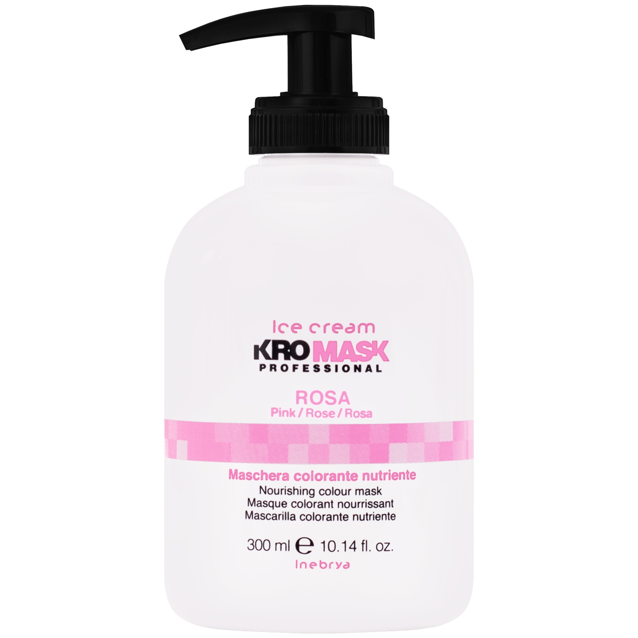 Inebrya Kromask – maska koloryzująca, różne kolory, 300ml Rosa | Różowy