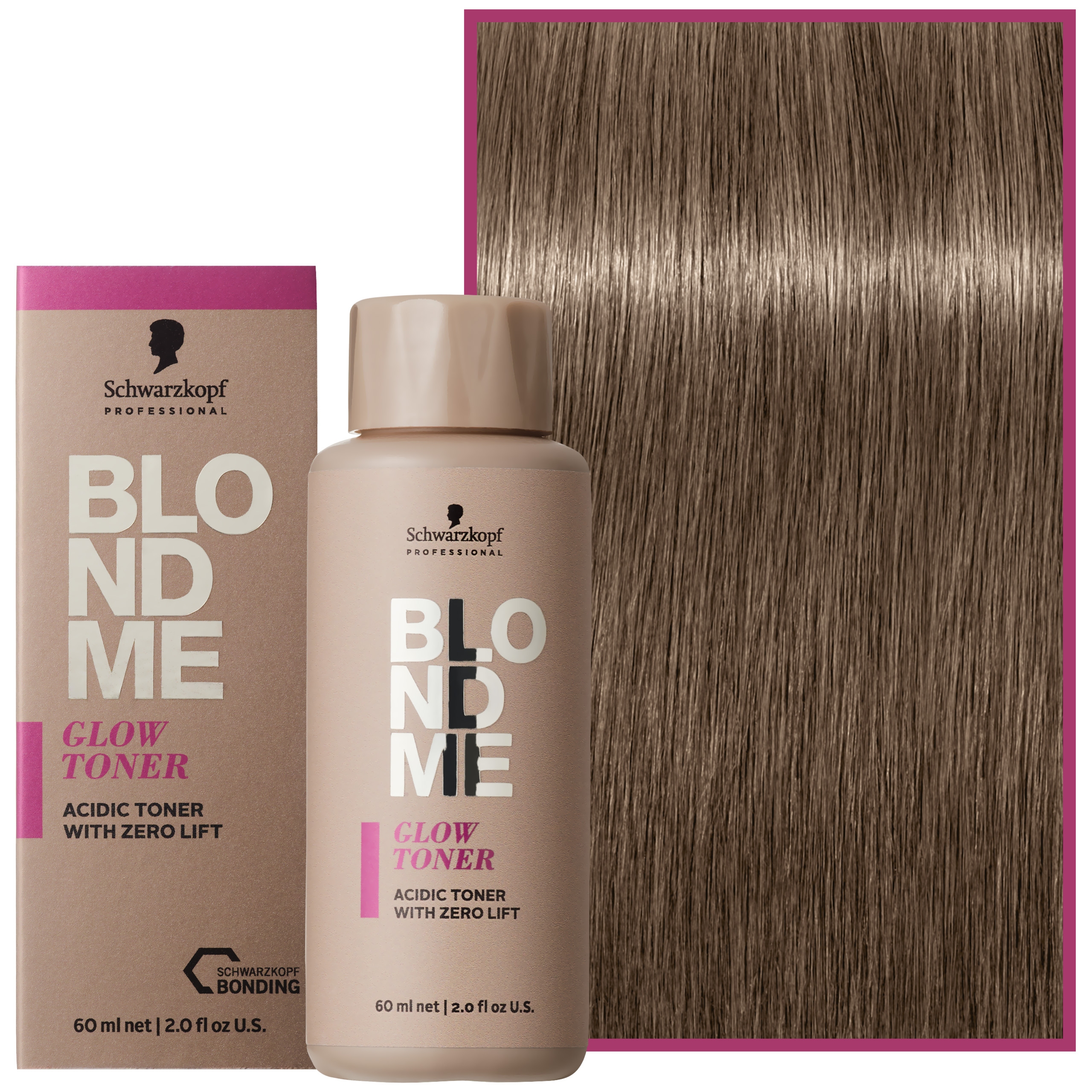 Schwarzkopf BlondMe Glow Toner – profesjonalny toner do włosów blond, 60 ml 9,5-81 | Strawberry – Truskawkowy