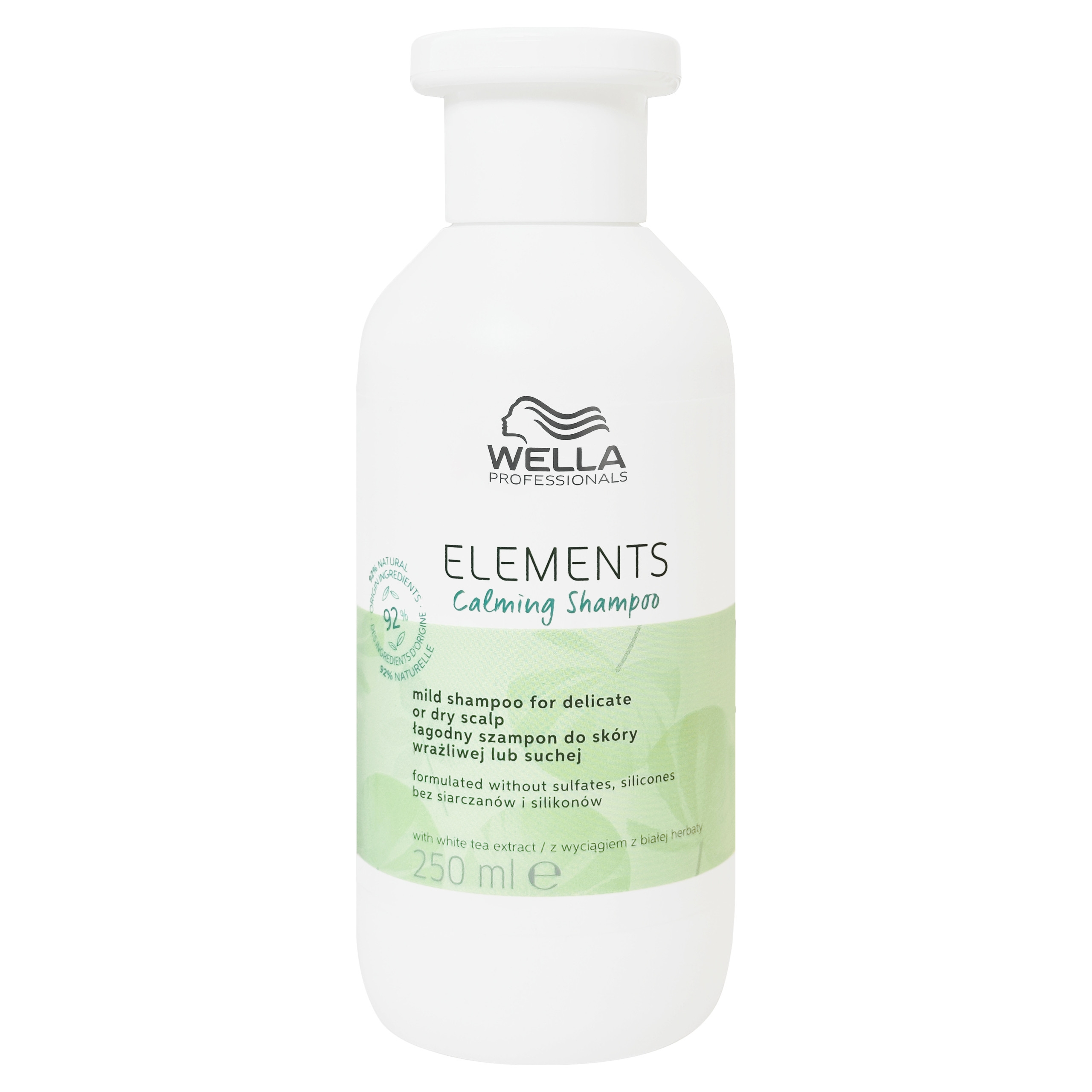 Image of Wella Elements Calming Shampoo - kojący szampon do skóry głowy, 250ml