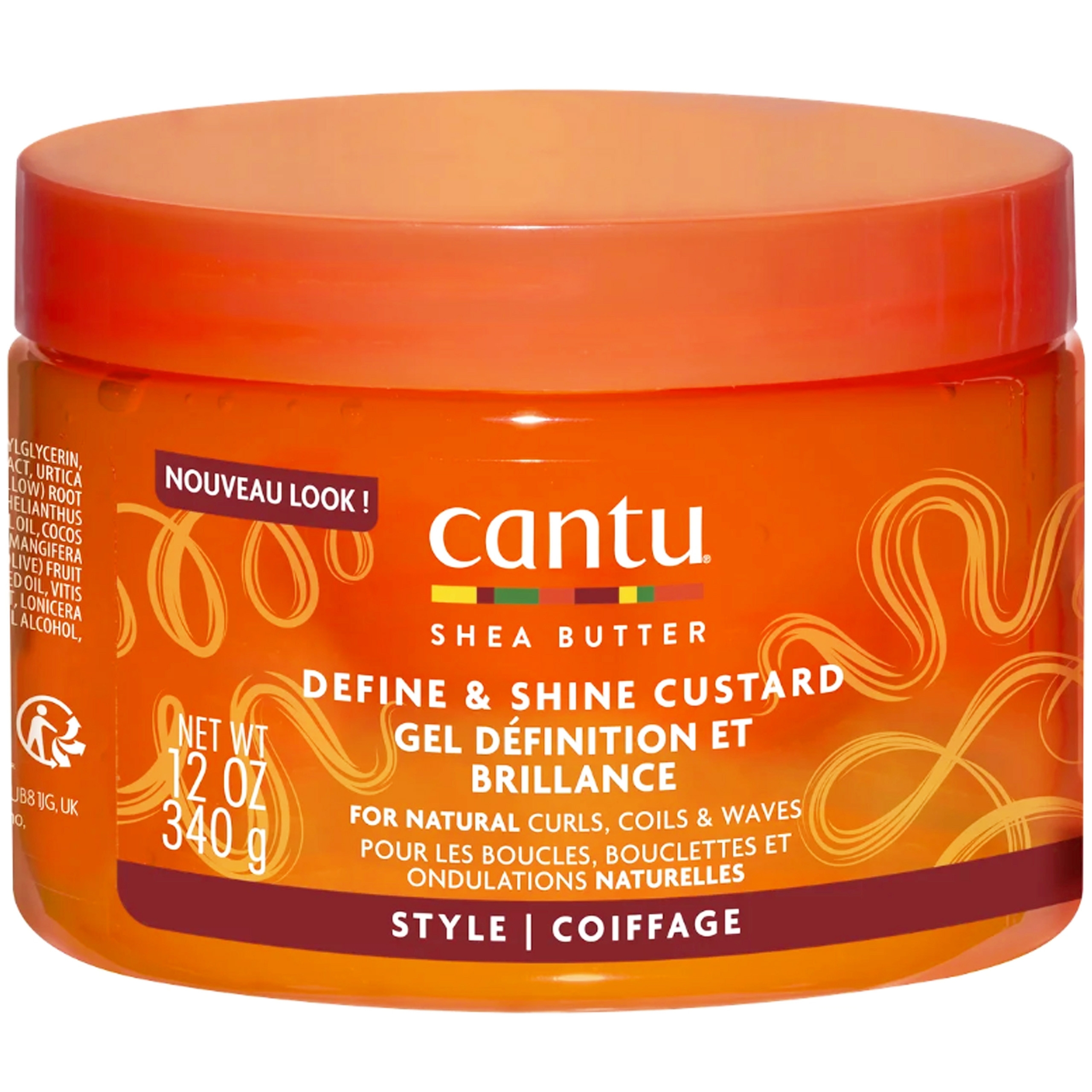 Image of Cantu Shea Butter Define & Shine Cream - definiujący krem do stylizacji włosów, 340g