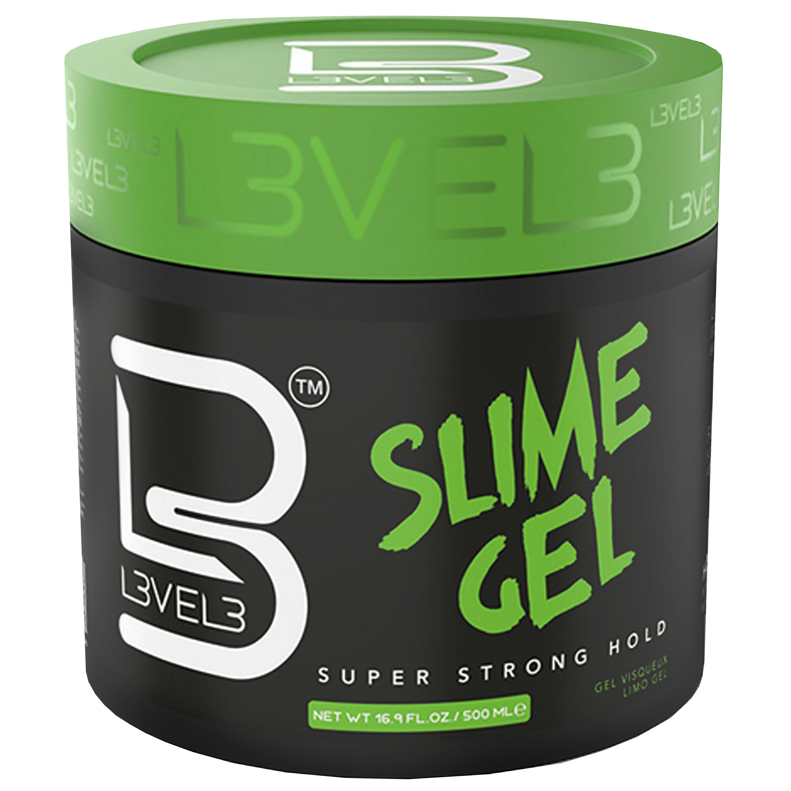 Image of L3VEL3 Slime Gel - bardzo mocny żel do stylizacji włosów, 500ml