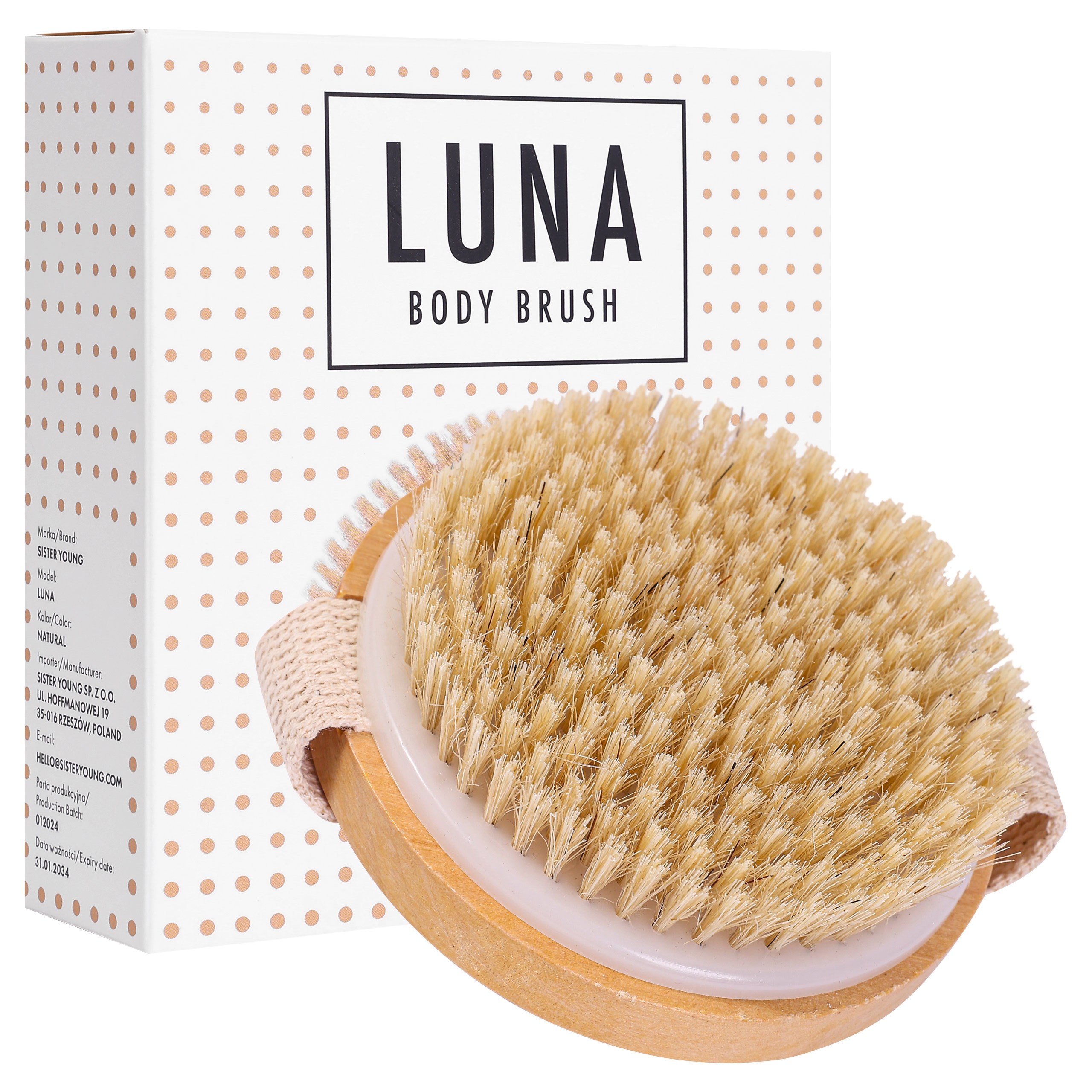 Image of Sister Young Luna Body Brush - szczotka do szczotkowania ciała