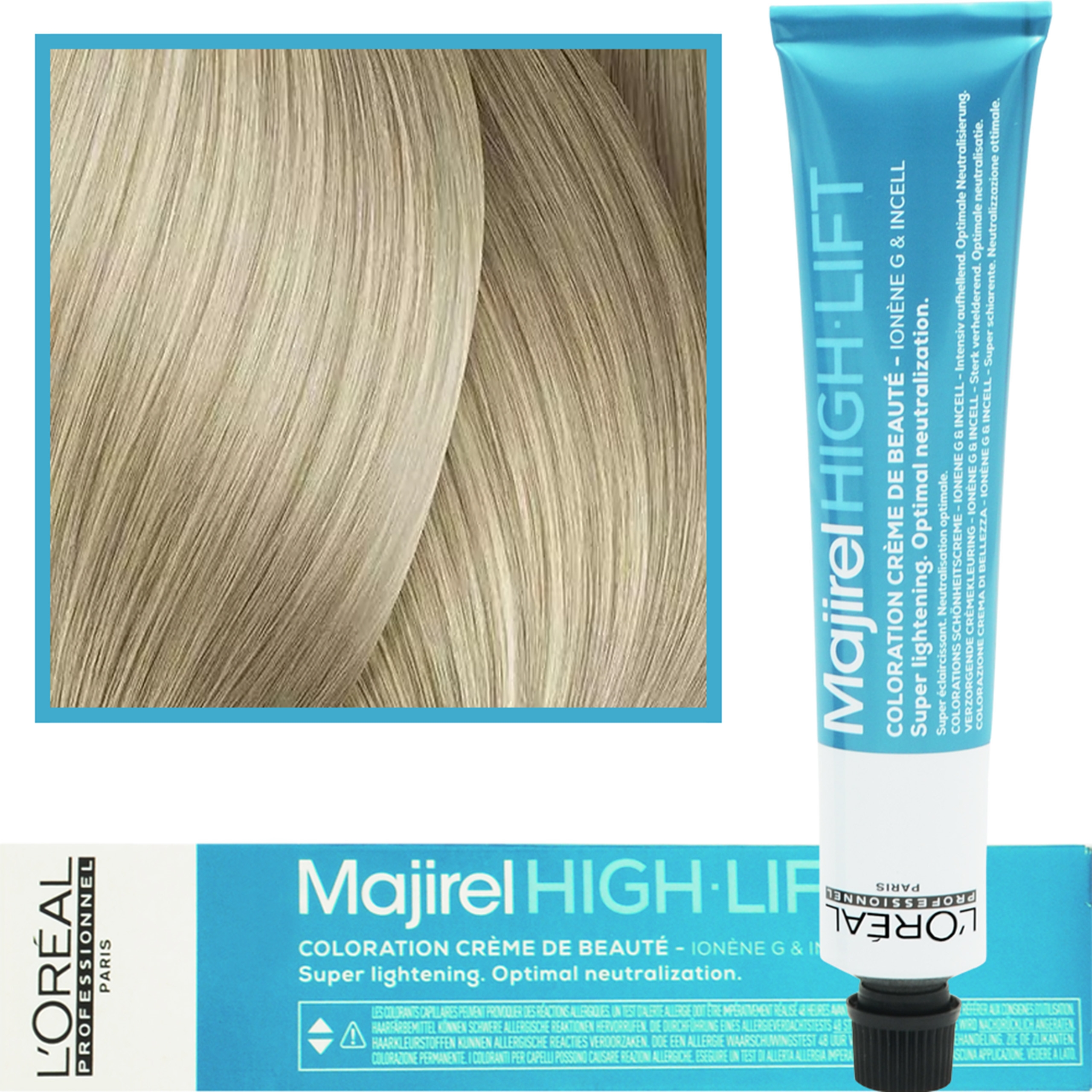 Image of Loreal Majirel High Lift - farba do włosów w odcieniach blondu, 50ml HL 901S Super Jasny Popielaty Blond