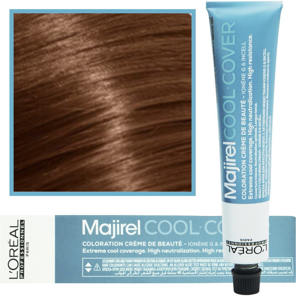 Zdjęcia - Farba do włosów LOreal Majirel COOL COVER, farba zimne odcienie chłodnych blondów 5 