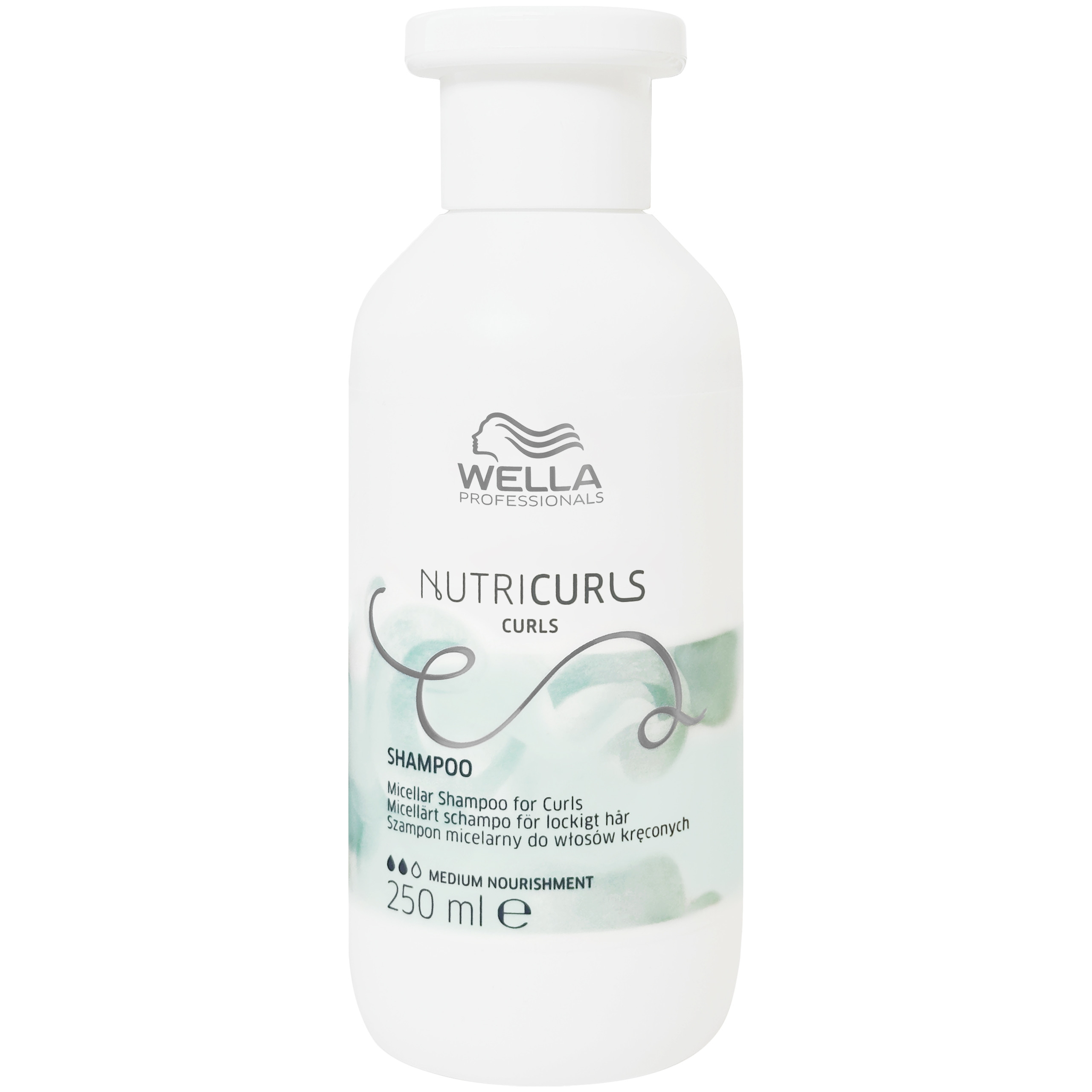 Image of Wella Nutricurls Curls Shampoo - szampon micelarny do włosów kręconych, 250ml