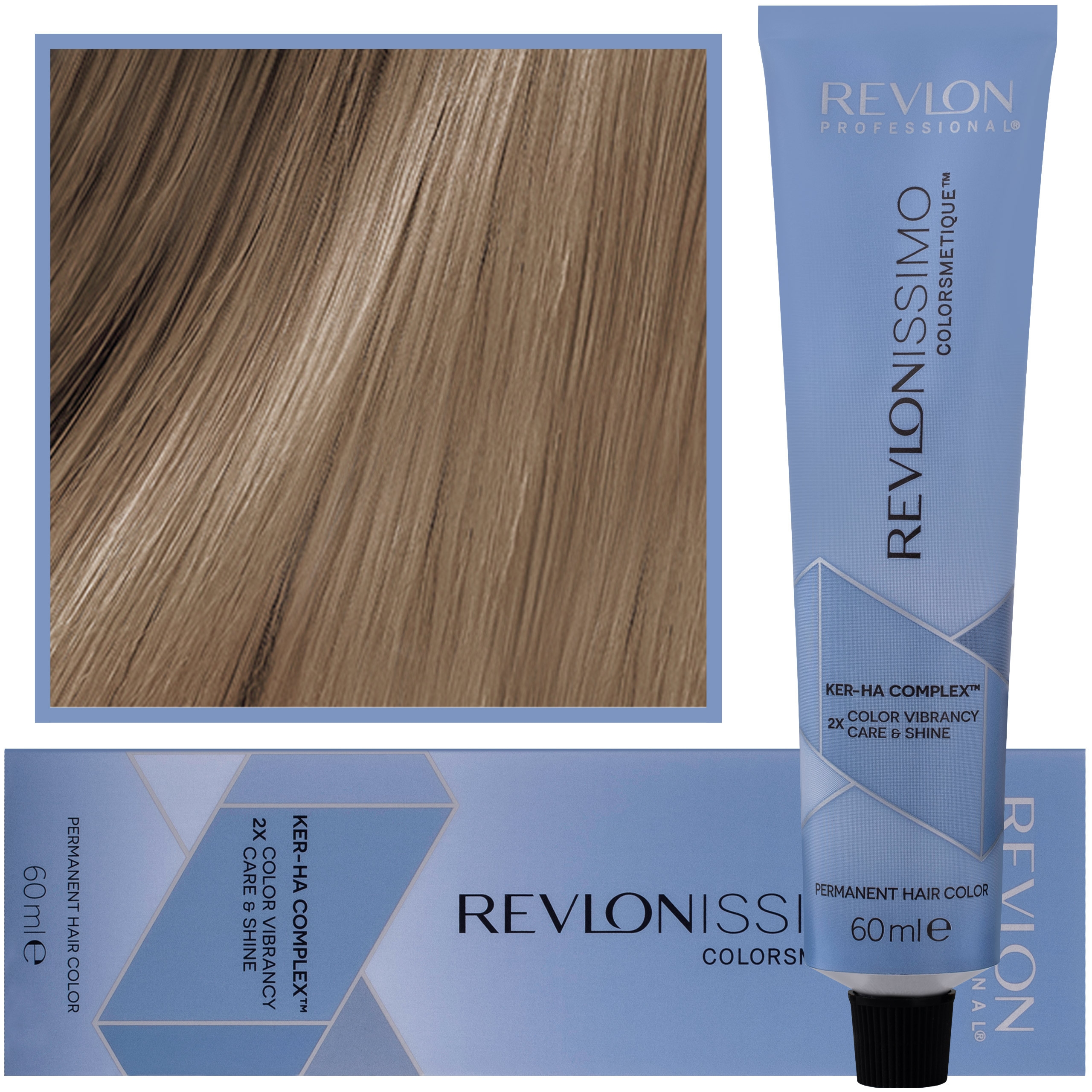 Image of Revlon Revlonissimo Colorsmetique - kremowa farba do włosów, 60ml 9,11 | Bardzo Jasny Blond Popielaty Intensywny