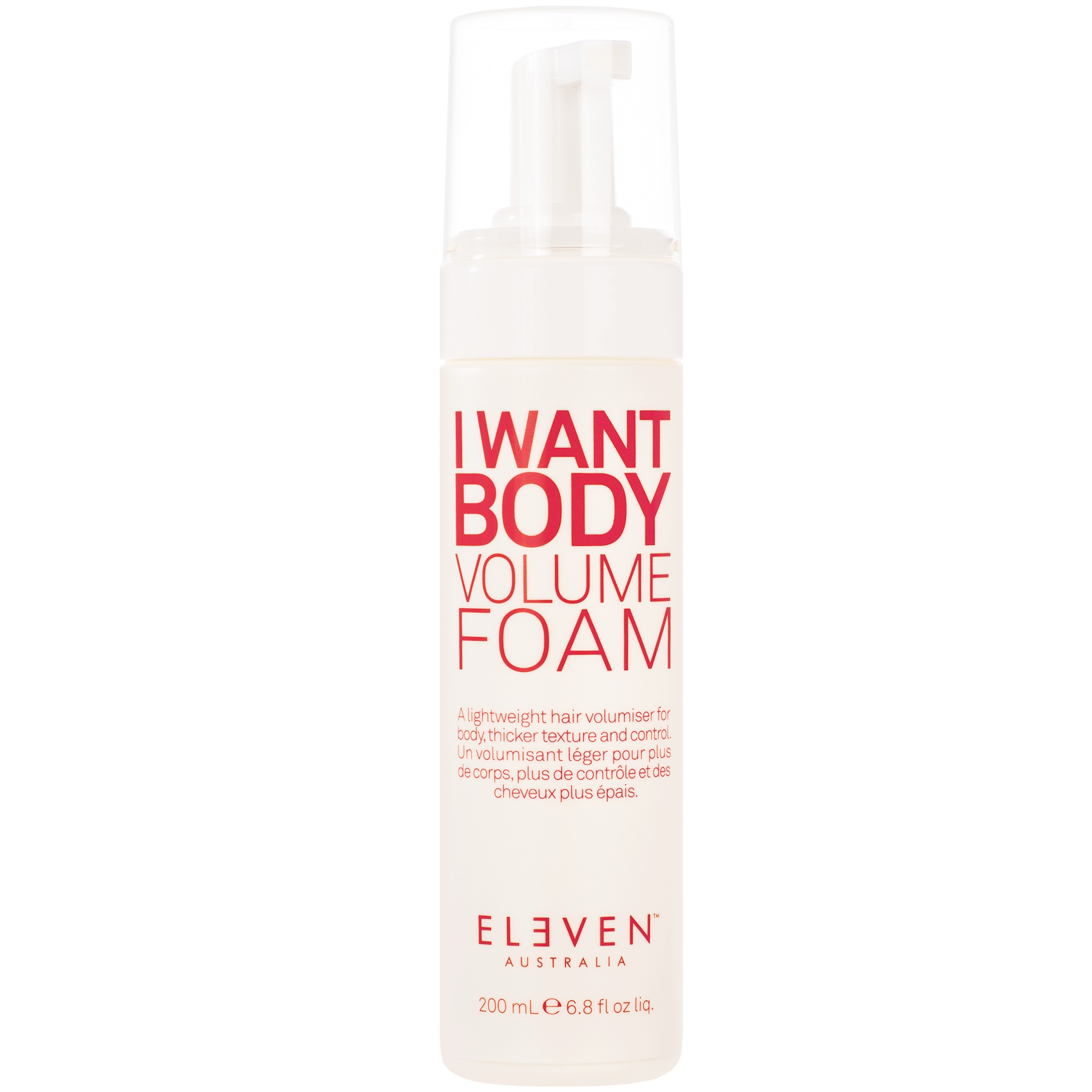 Image of Eleven Australia I Want Body Volume Foam - lekka pianka dodająca objętości, 200ml