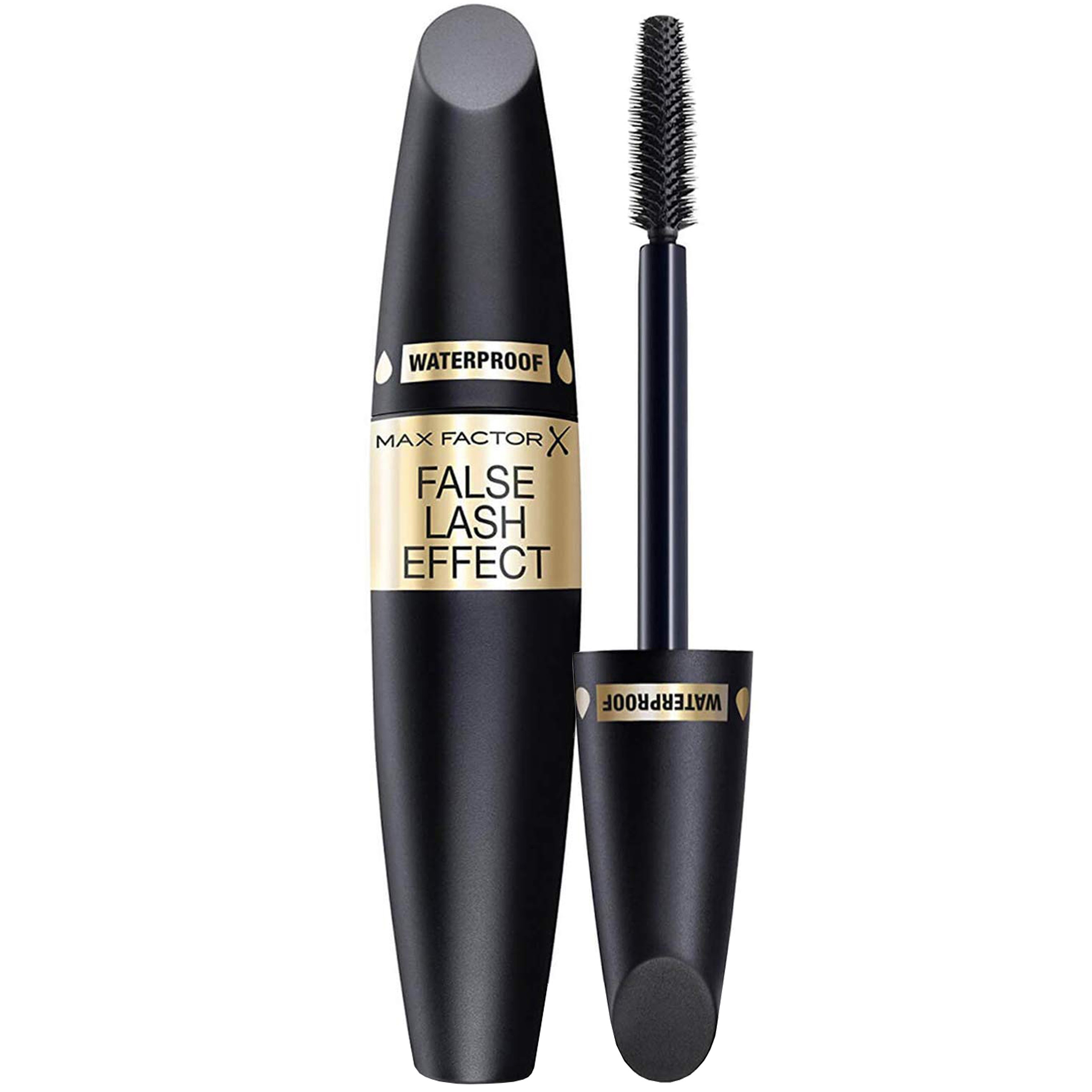 Image of Max Factor False Lash Waterproof Black - wodoodporny tusz pogrubiający do rzęs.