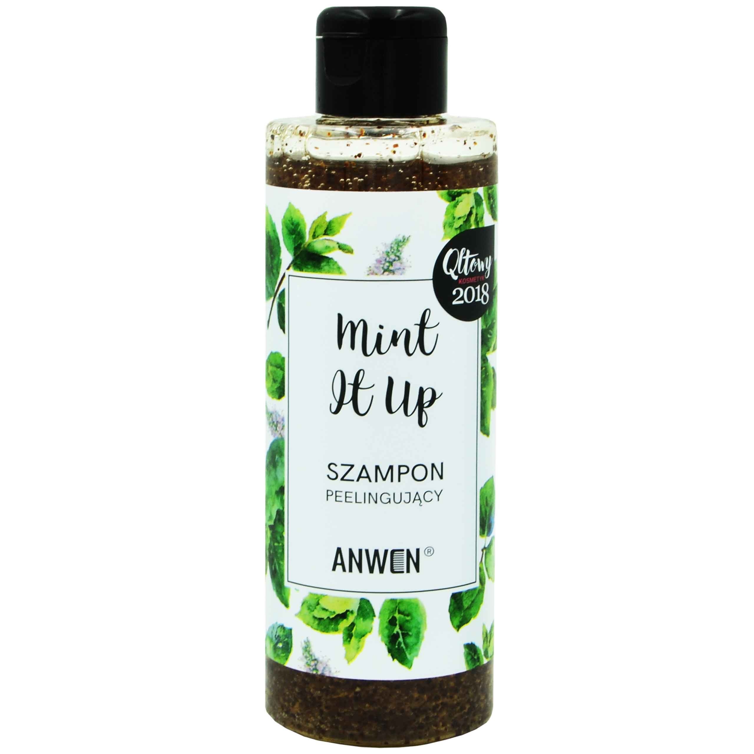 Image of Anwen Mint It Up orzeźwiający szampon z peelingiem 200 ml