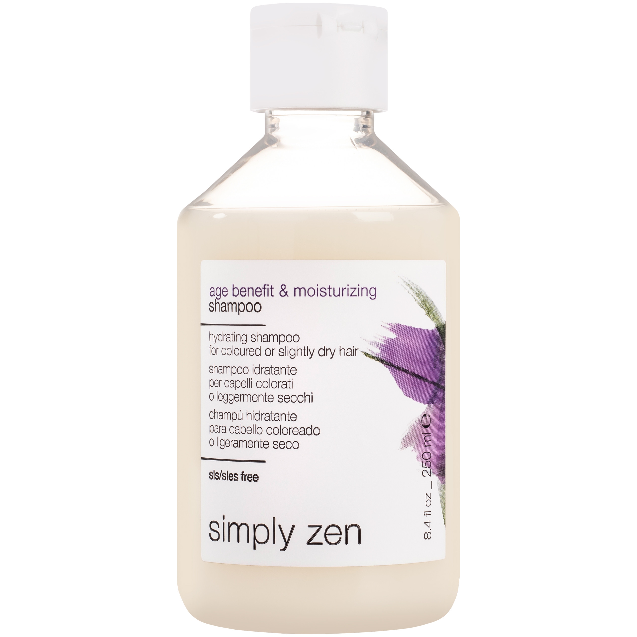 Image of Simply Zen Age Benefit & Moisturizing Shampoo - nawilżający szampon do farbowanych, 250ml