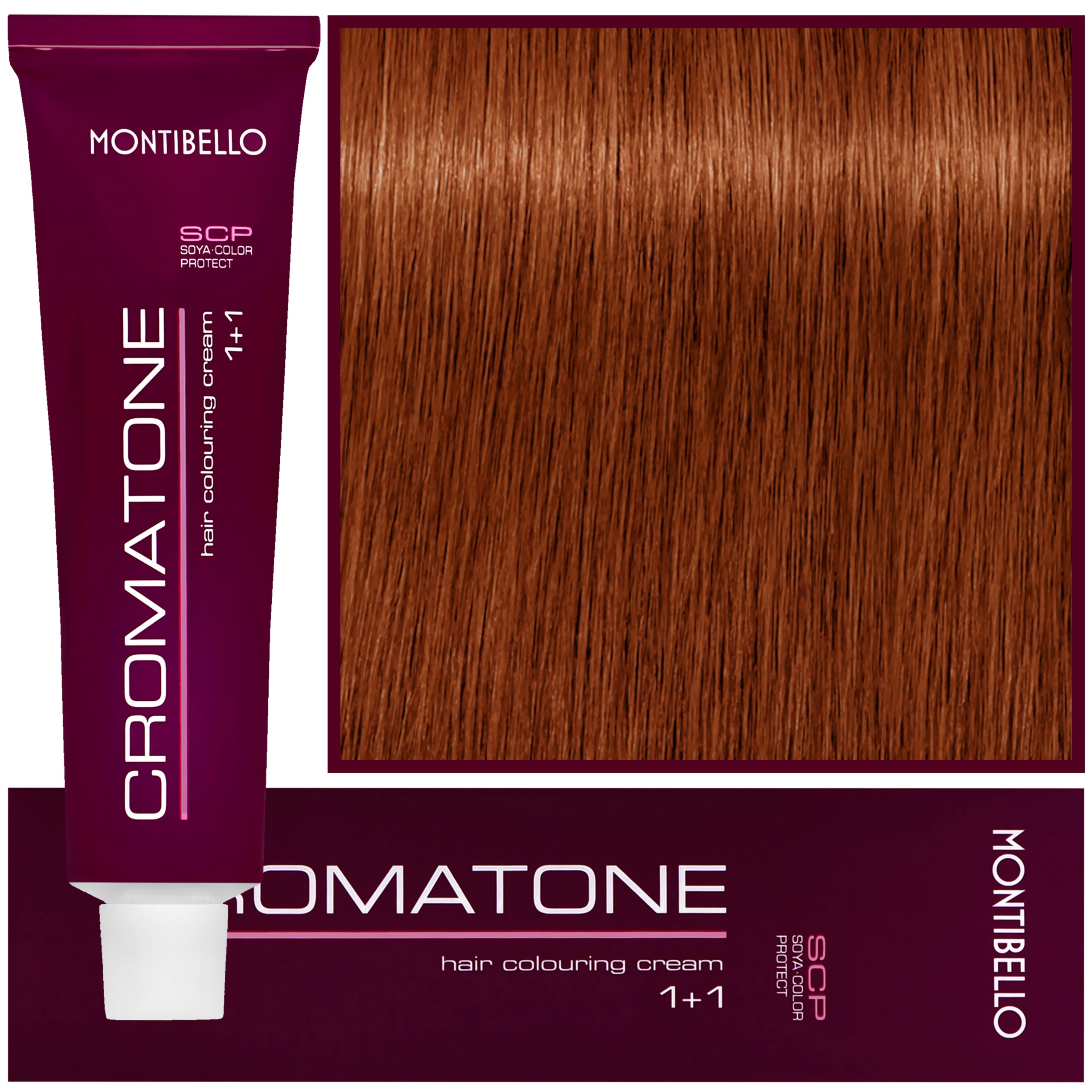 Montibello Cromatone – profesjonalna farba do trwałej koloryzacji, 60ml 7,4 | Średni Miedziany Blond