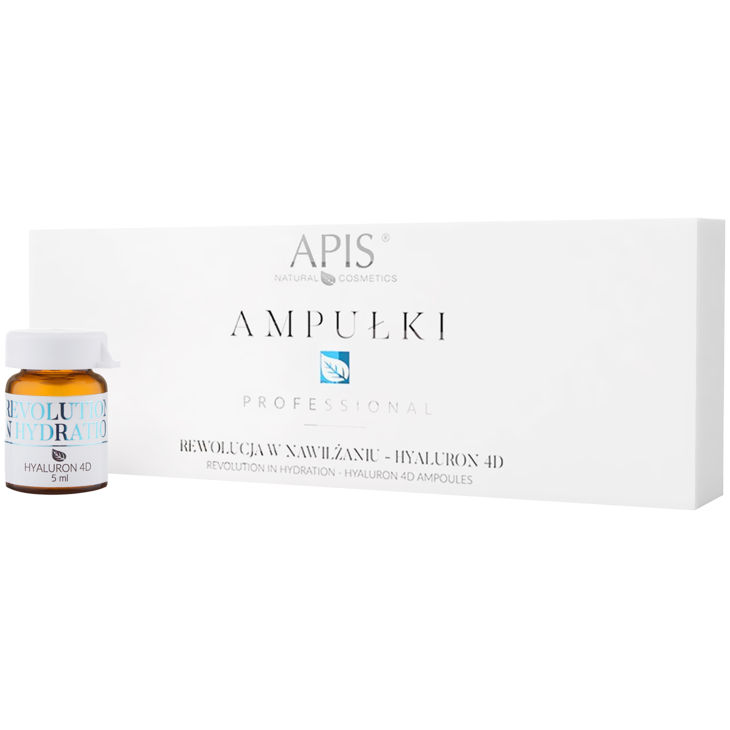 Image of Apis Hyaluron 4D - ampułki z kwasem hialuronowym, 5ml x 5szt.