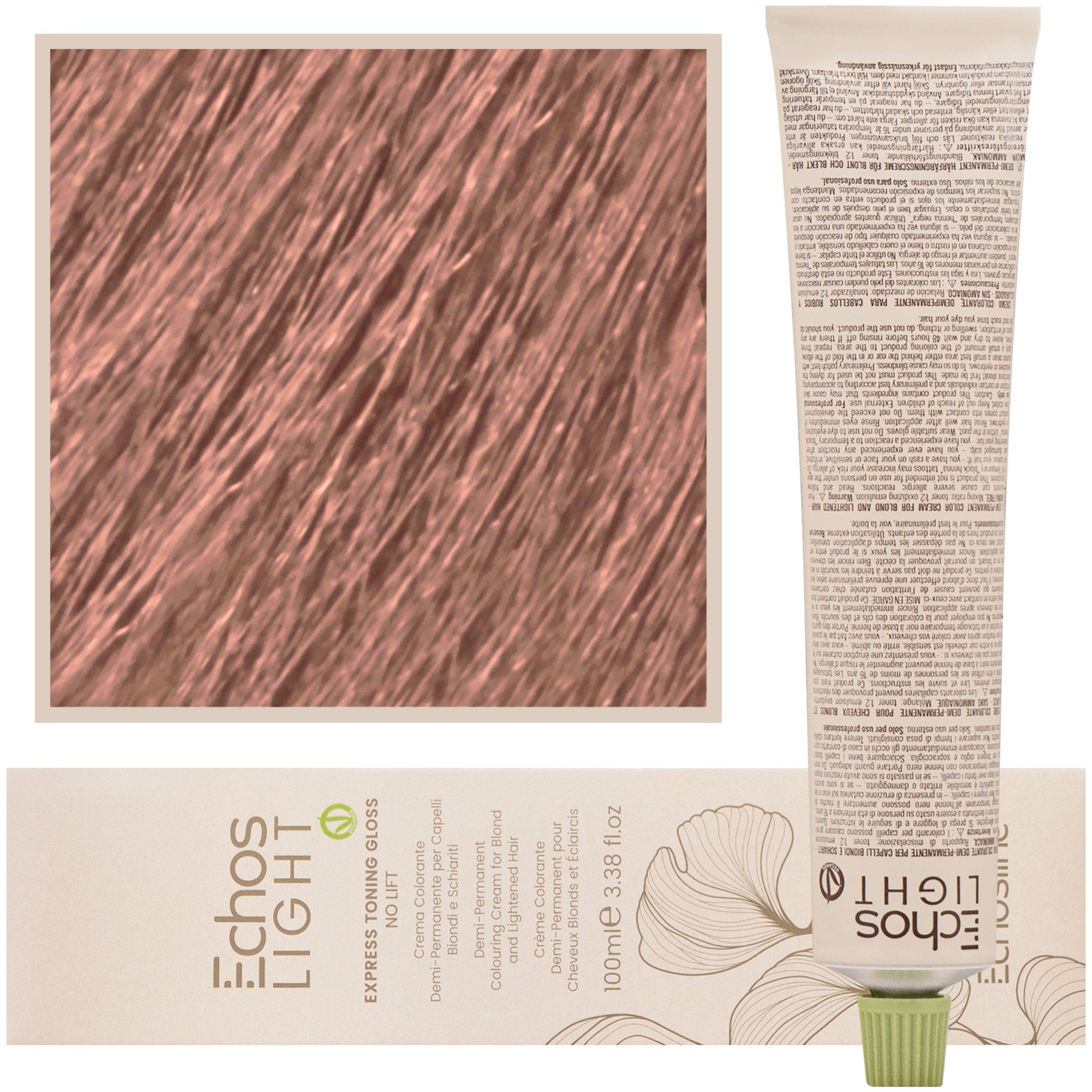 Echosline Echoslight – Toner koloryzujący do włosów, 100ml Sandal | Drzewo Sandałowe