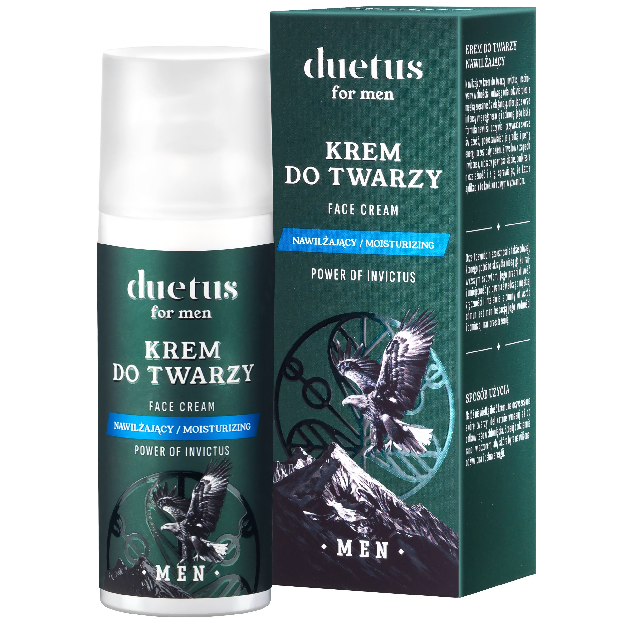 Image of Duetus for Men Face Cream - nawilżający krem do twarzy dla mężczyzn, 50ml