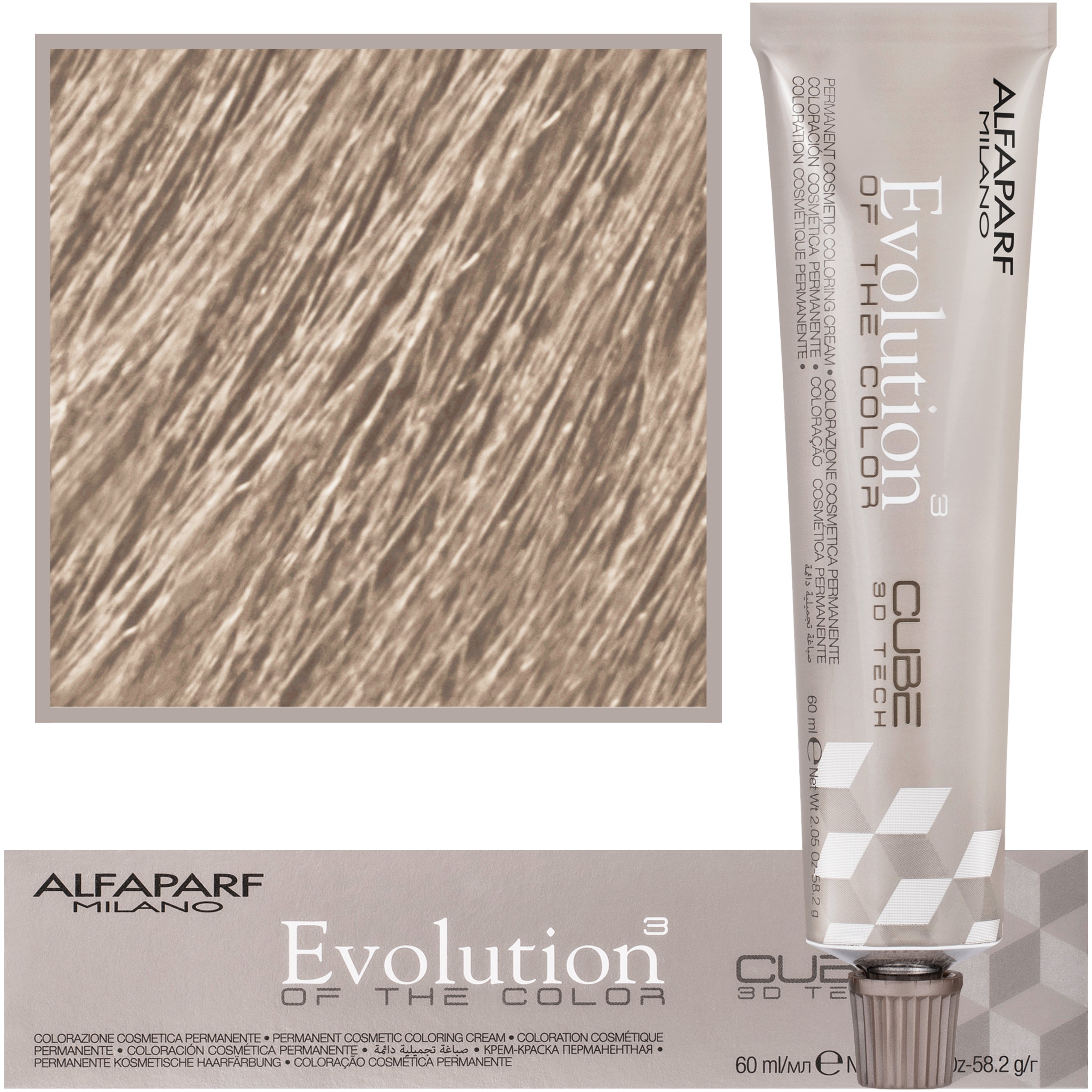 Alfaparf Evolution – farba do włosów 60ml cała paleta 9.13 | Bardzo jasny popielaty złoty blond