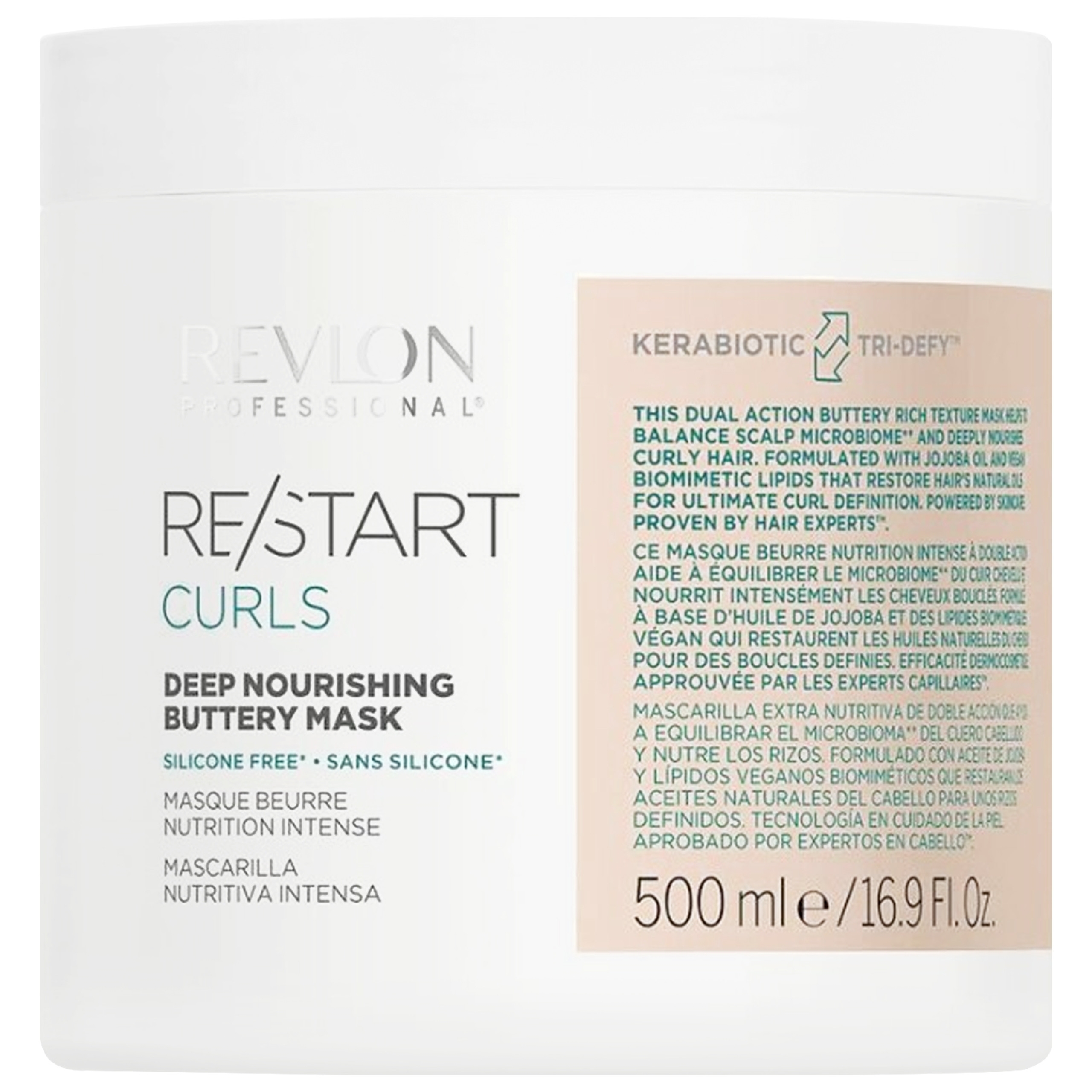 Image of Revlon Restart Curls Nourishing Mask - odżywcza maska do włosów kręconych, 500ml